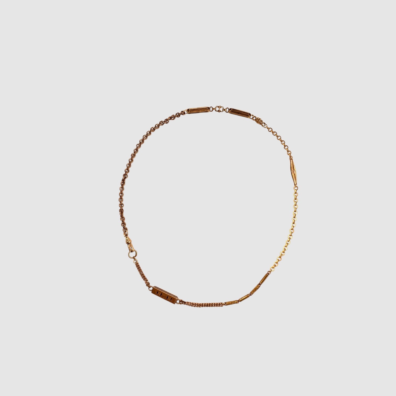 (C) ANTIQUE WATCH CHAIN // NECKLACE // THAT OLD FEELING