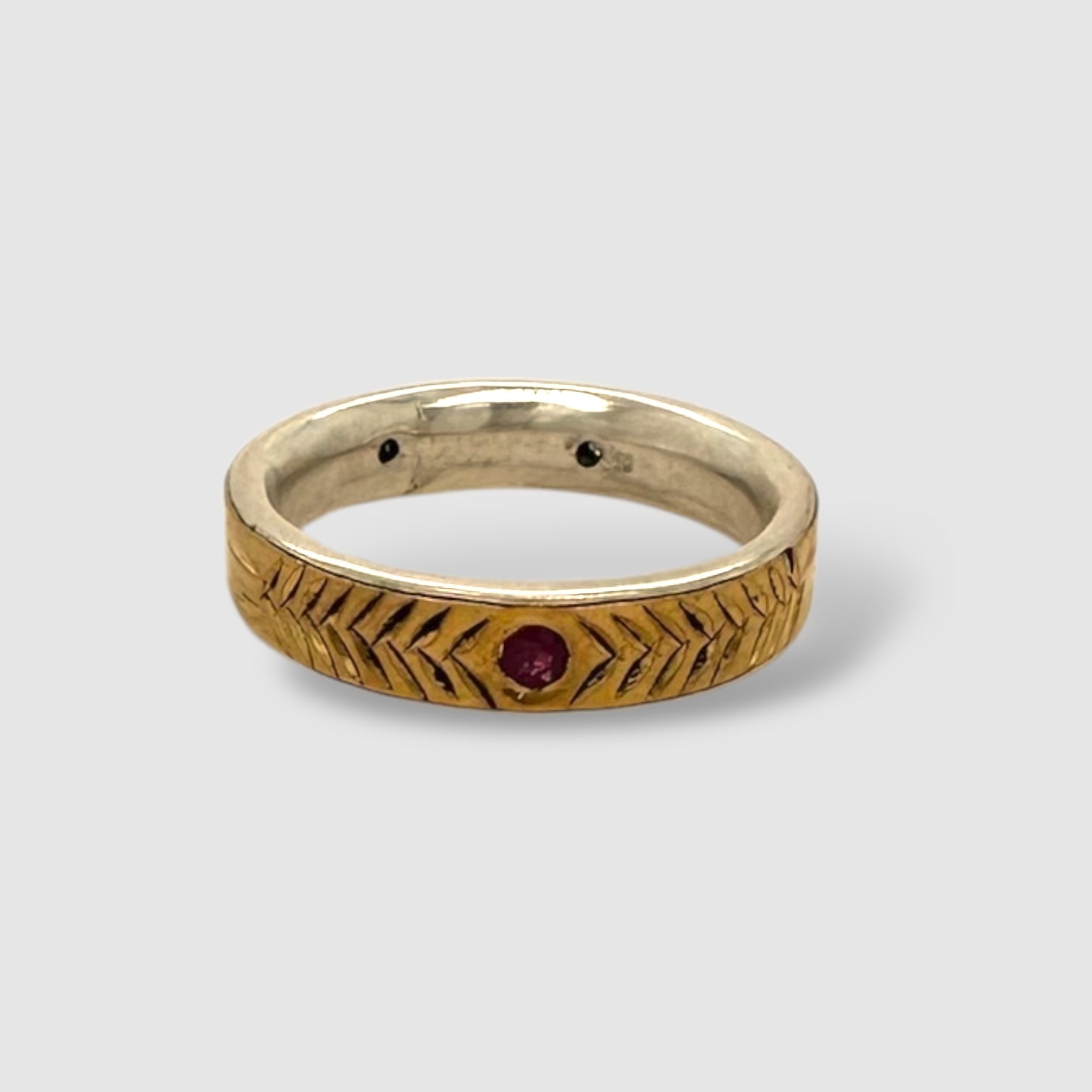 ARROW RING // GOLD & SILVER // DOUBLE ARROW RING