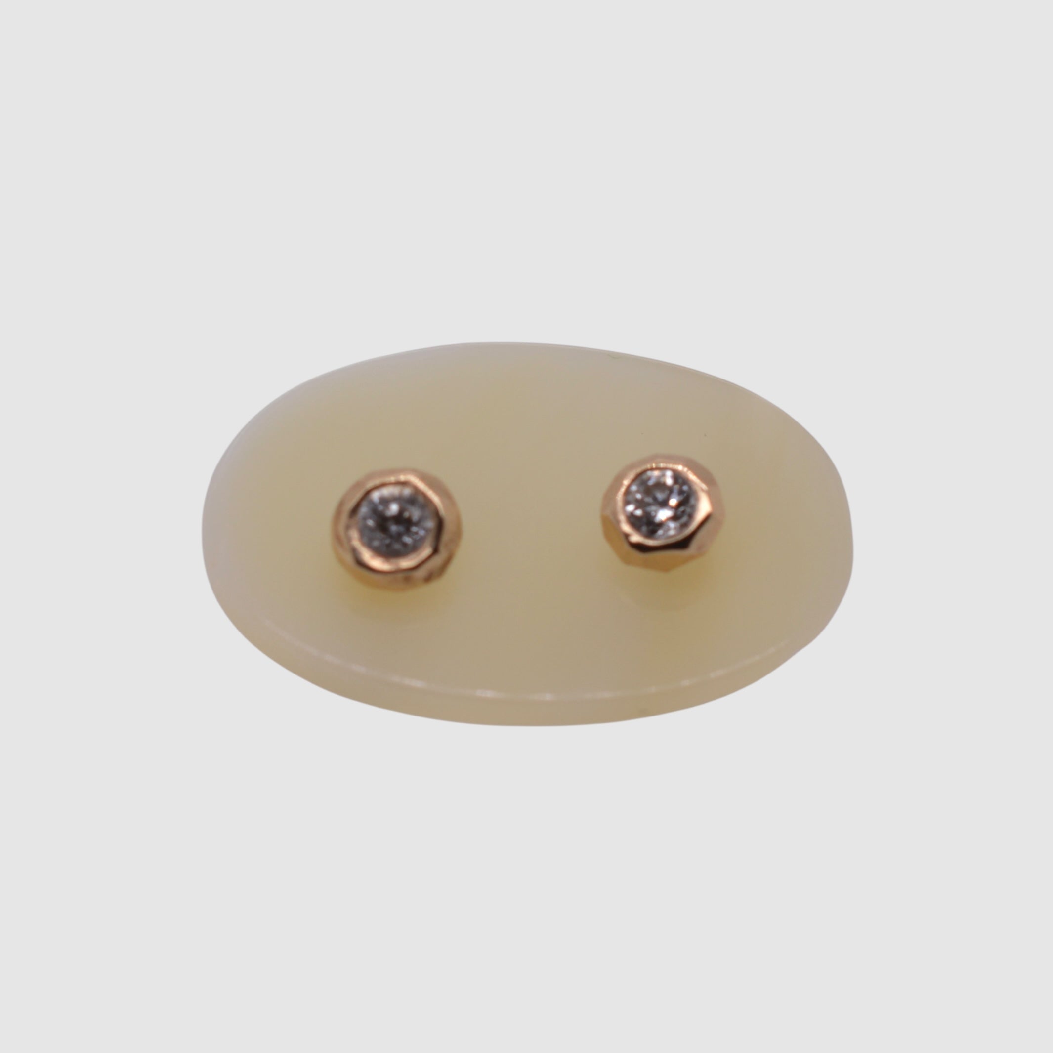 RAW & REFINED // LARGE STUD // DIAMOND