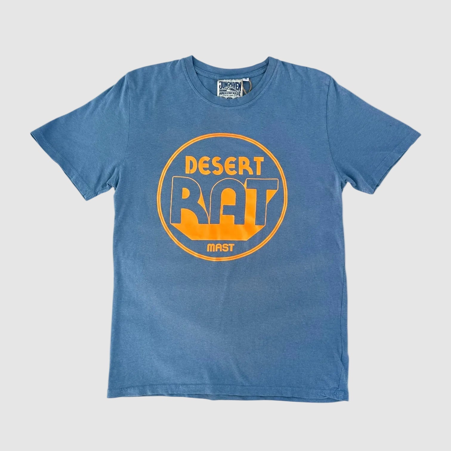 T-SHIRT // SKY & NEON MANDARIN