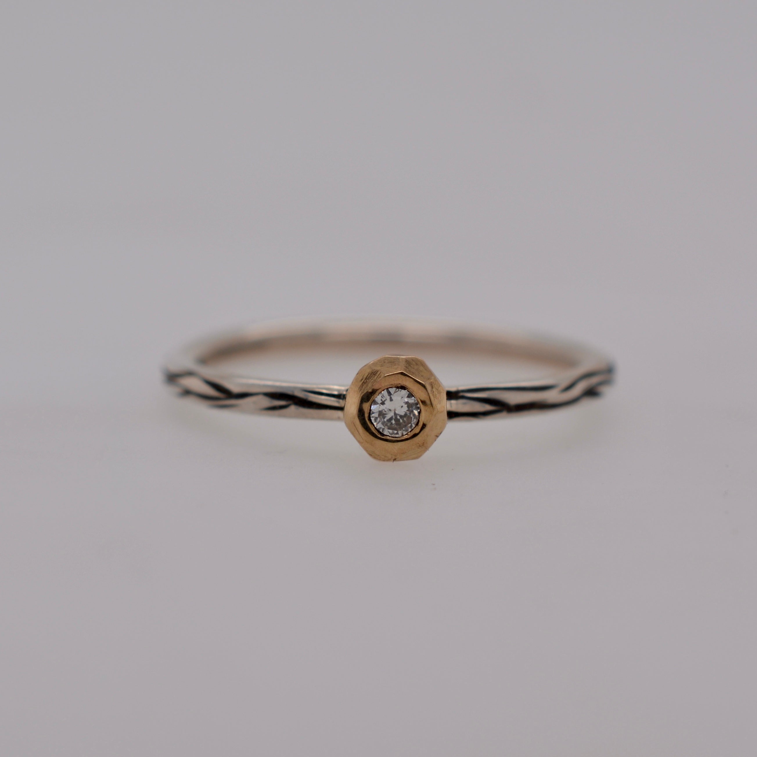 DIAMOND DROP RING // MEDIUM