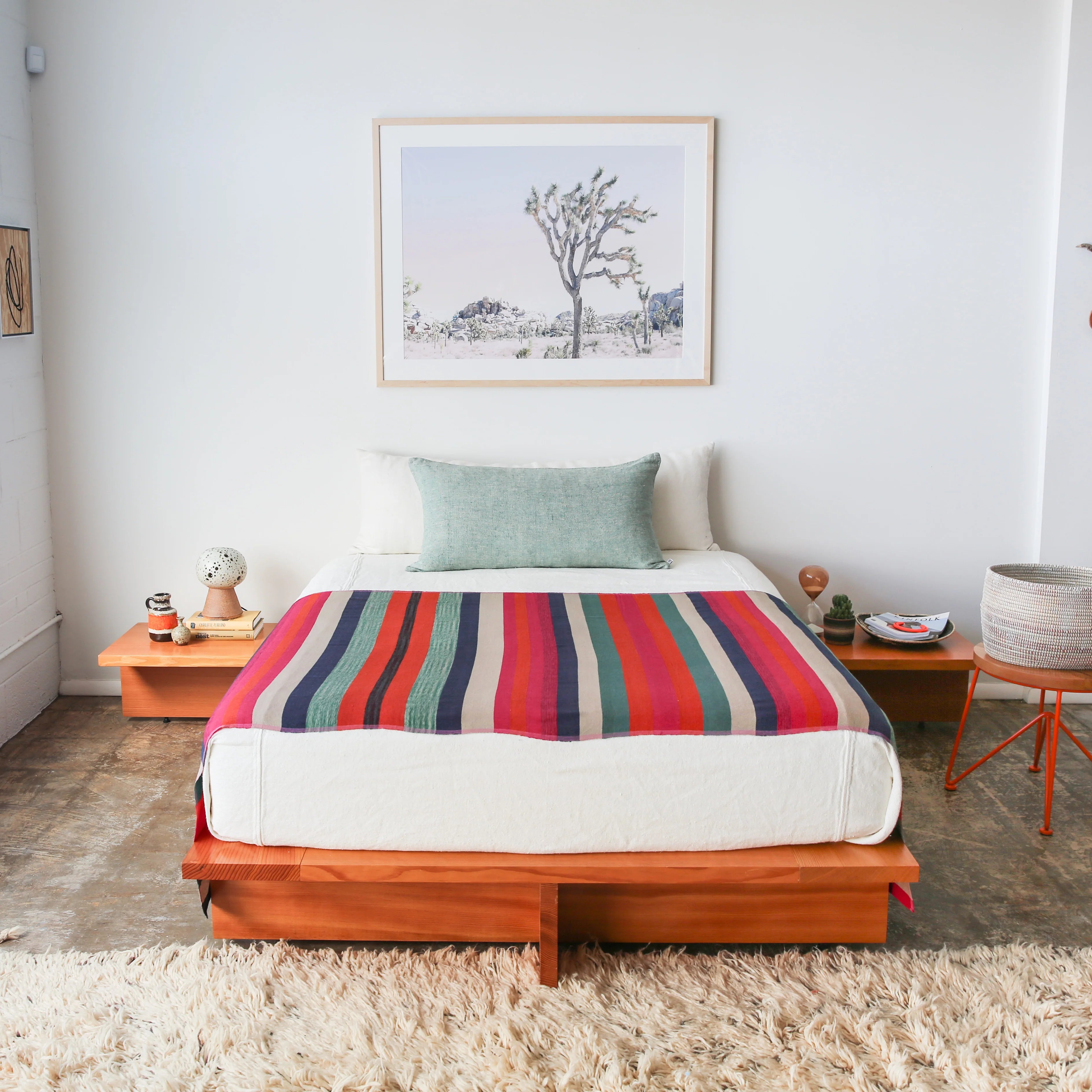 KHADI DESERT BLANKET // INDIGO