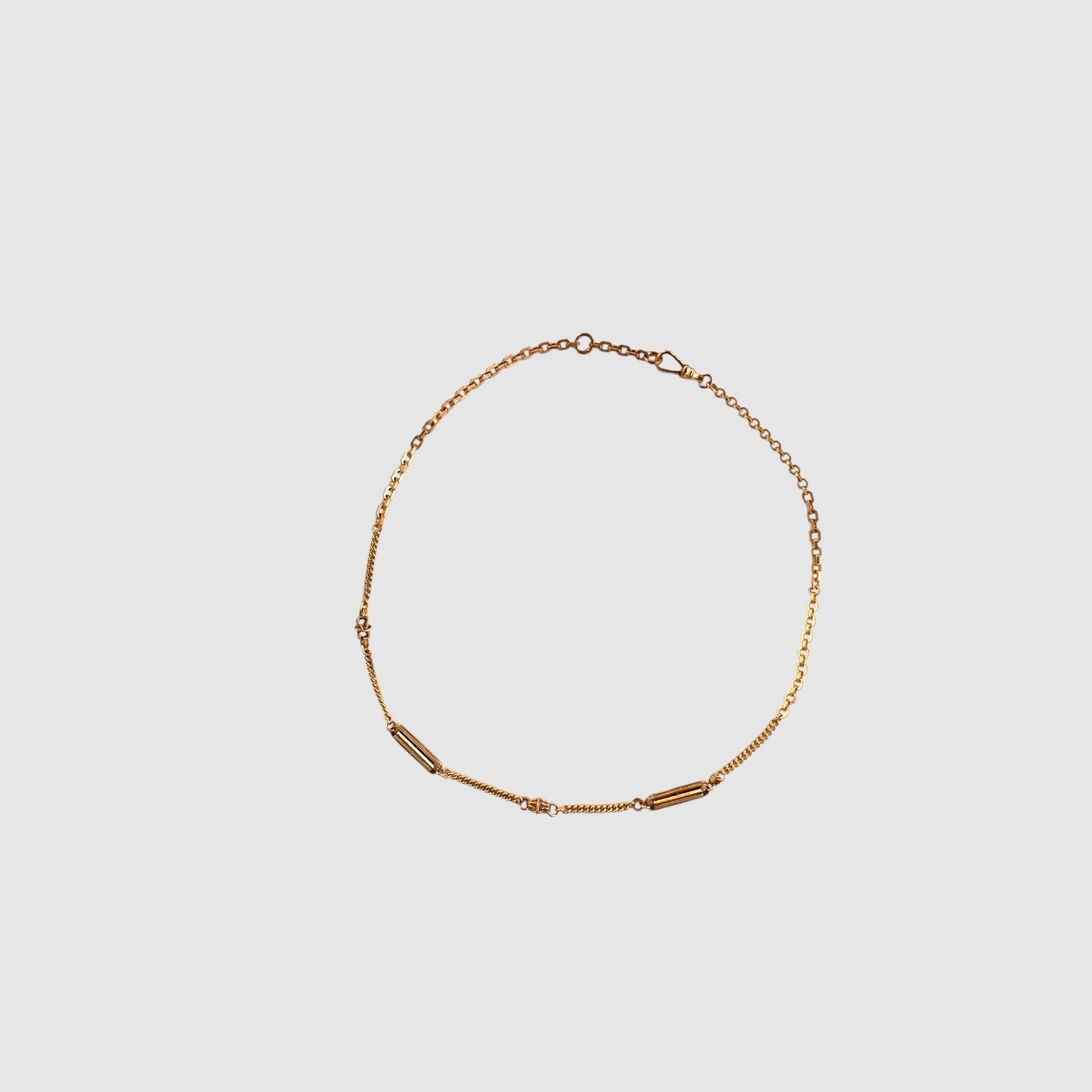(D) ANTIQUE WATCH CHAIN // NECKLACE // THAT OLD FEELING