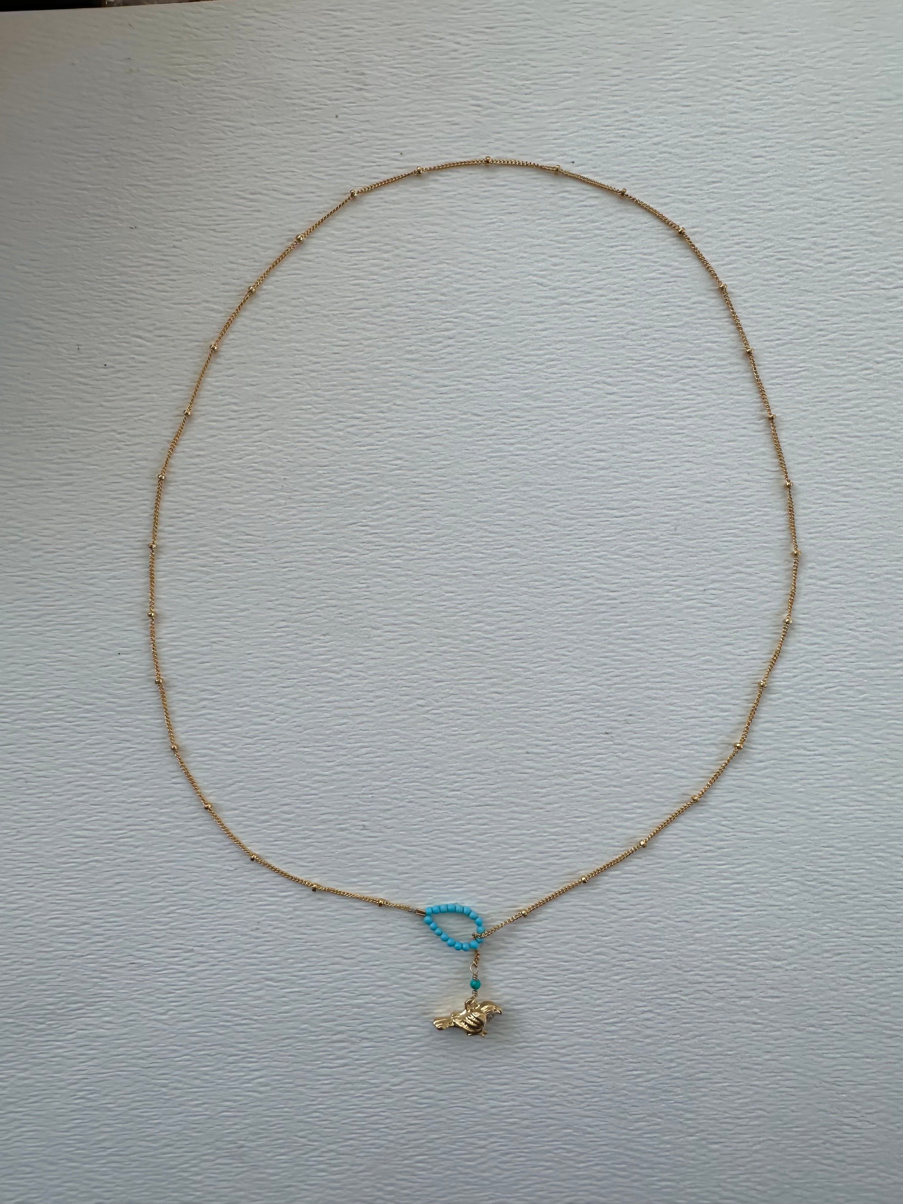 NECKLACE // LASSO // TURQUOISE // SPARROW
