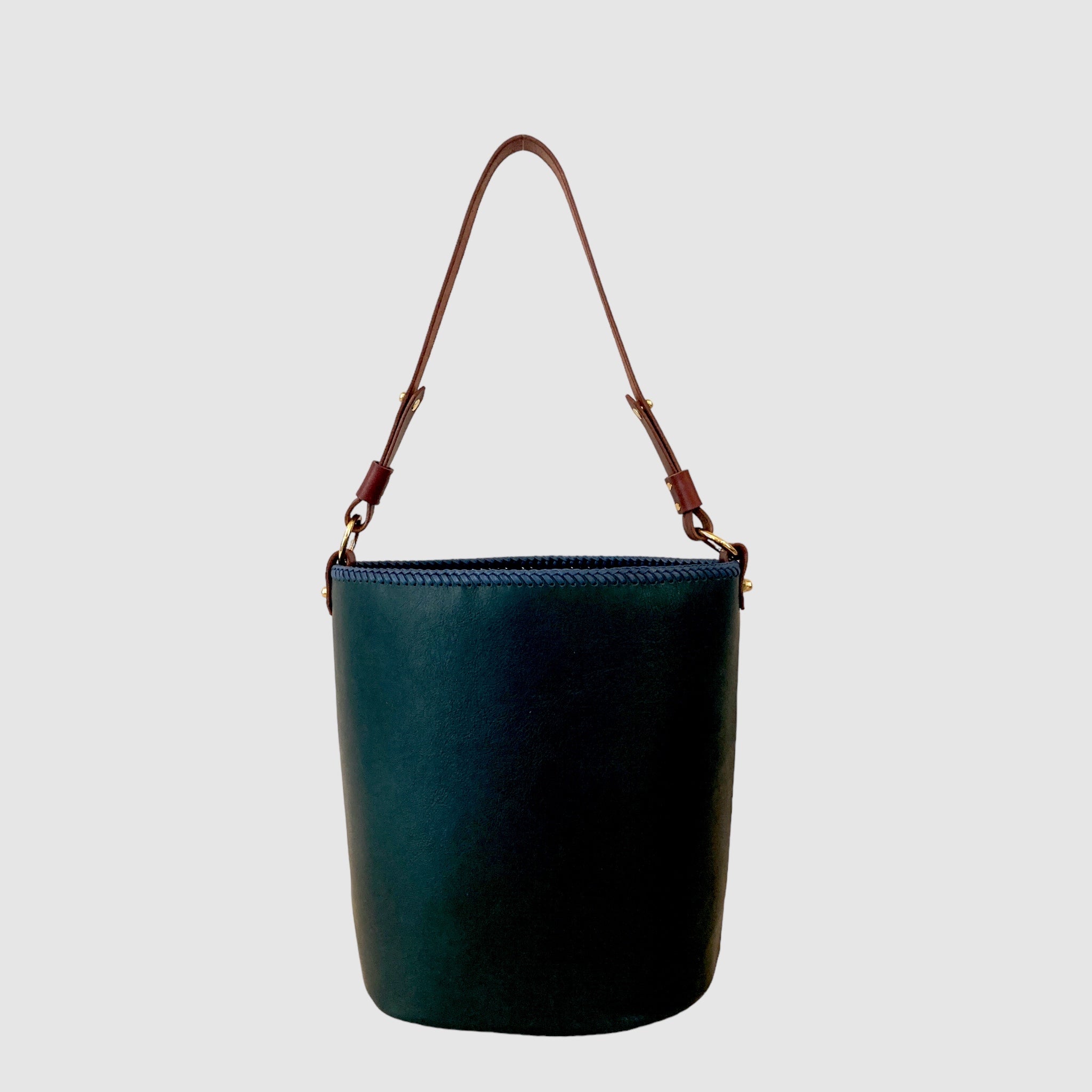 DEEP FOREST BARREL BAG // SEA BLUE