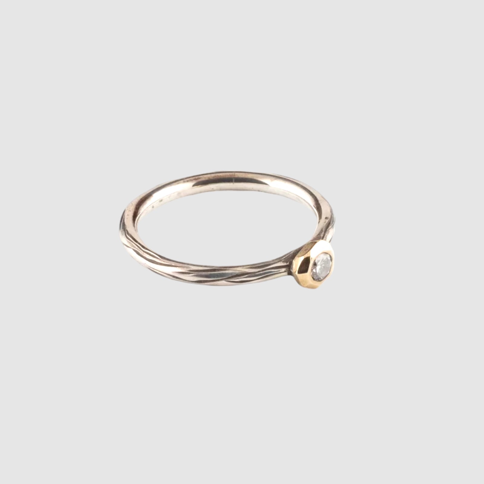 DIAMOND DROP RING // SMALL