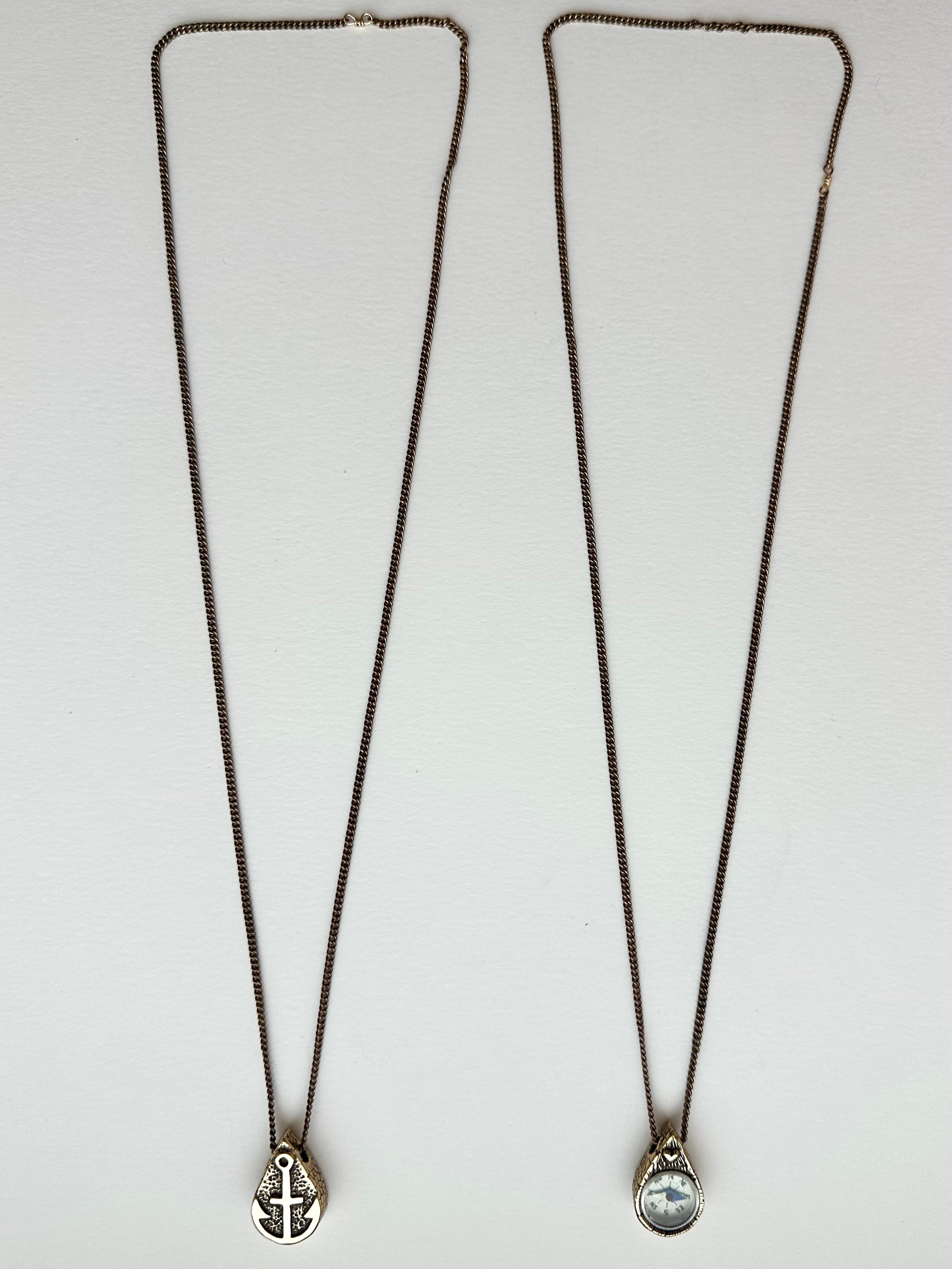 TRO, HÅB OG KÆRLIGHED COMPASS // BRASS // BRONZE // NECKLACE