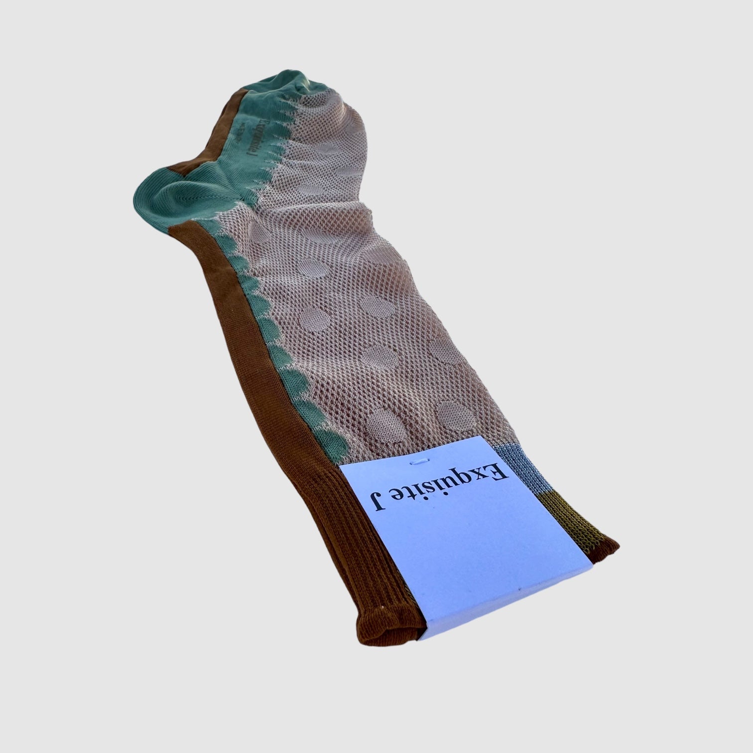 EXQUISITE J SOCKS // THE LEISURE CIRCLE // SOFT SEA