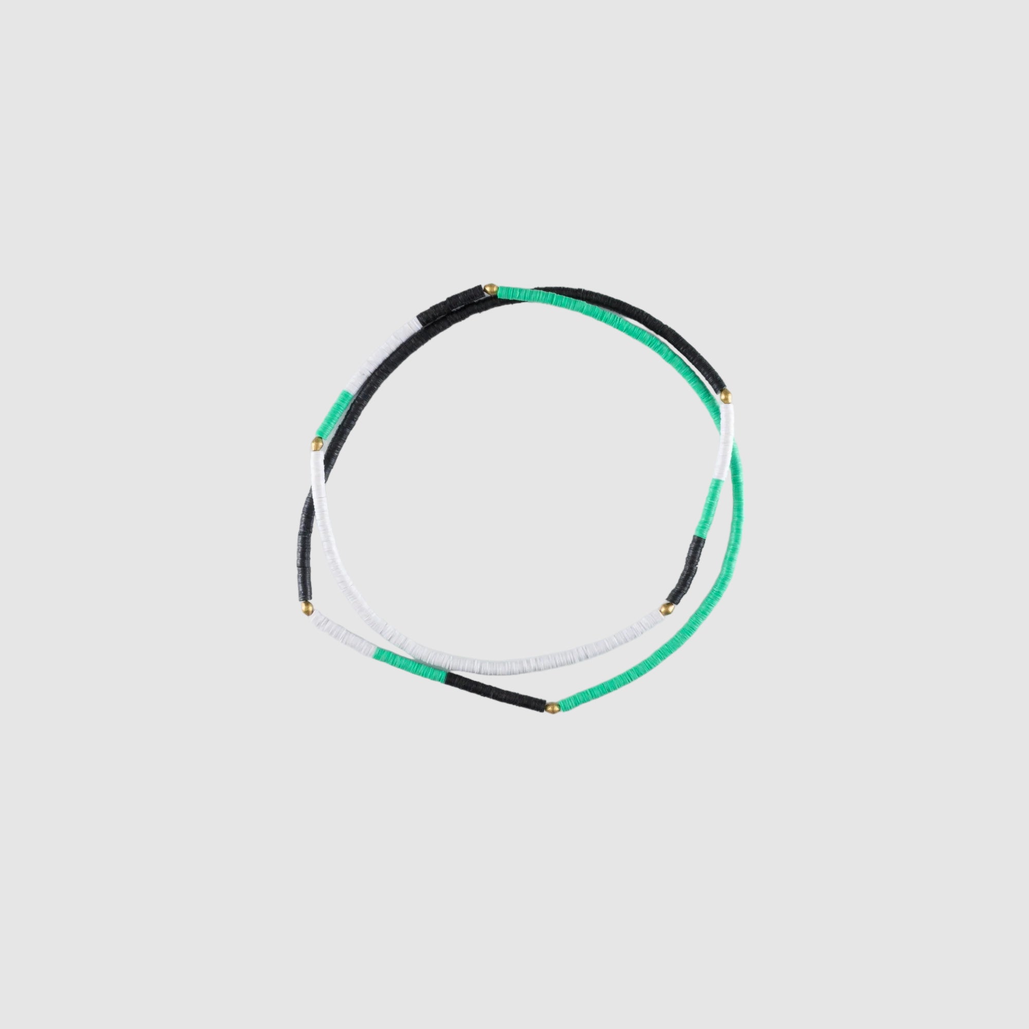 AFRICAN WILDS // VINYL ROPE NECKLACE // OCEAN