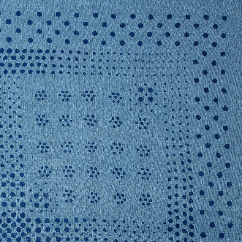 NATURAL DYED SILK BANDANA // INDIGO