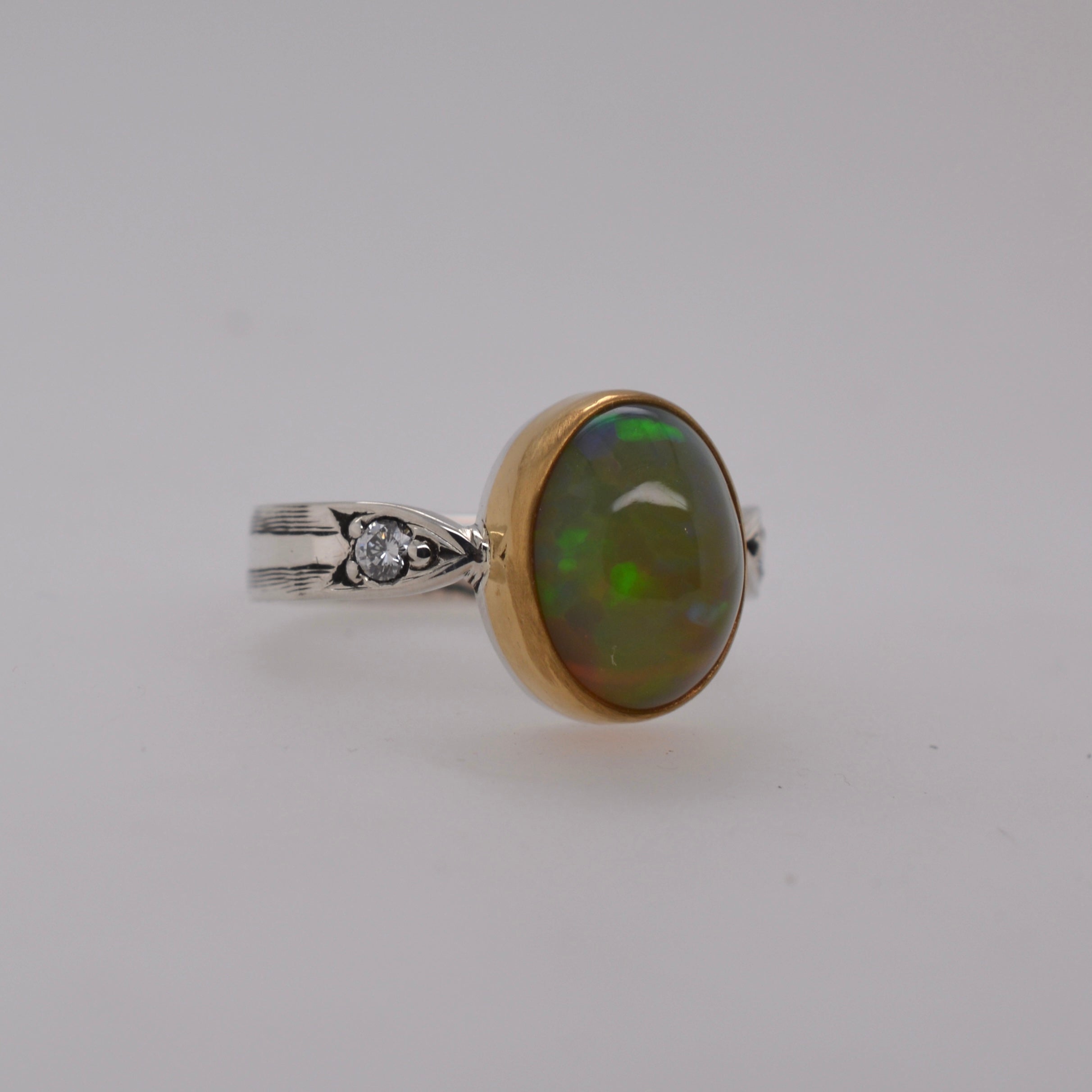 RING // ARROW // ETHIOPIAN OPAL