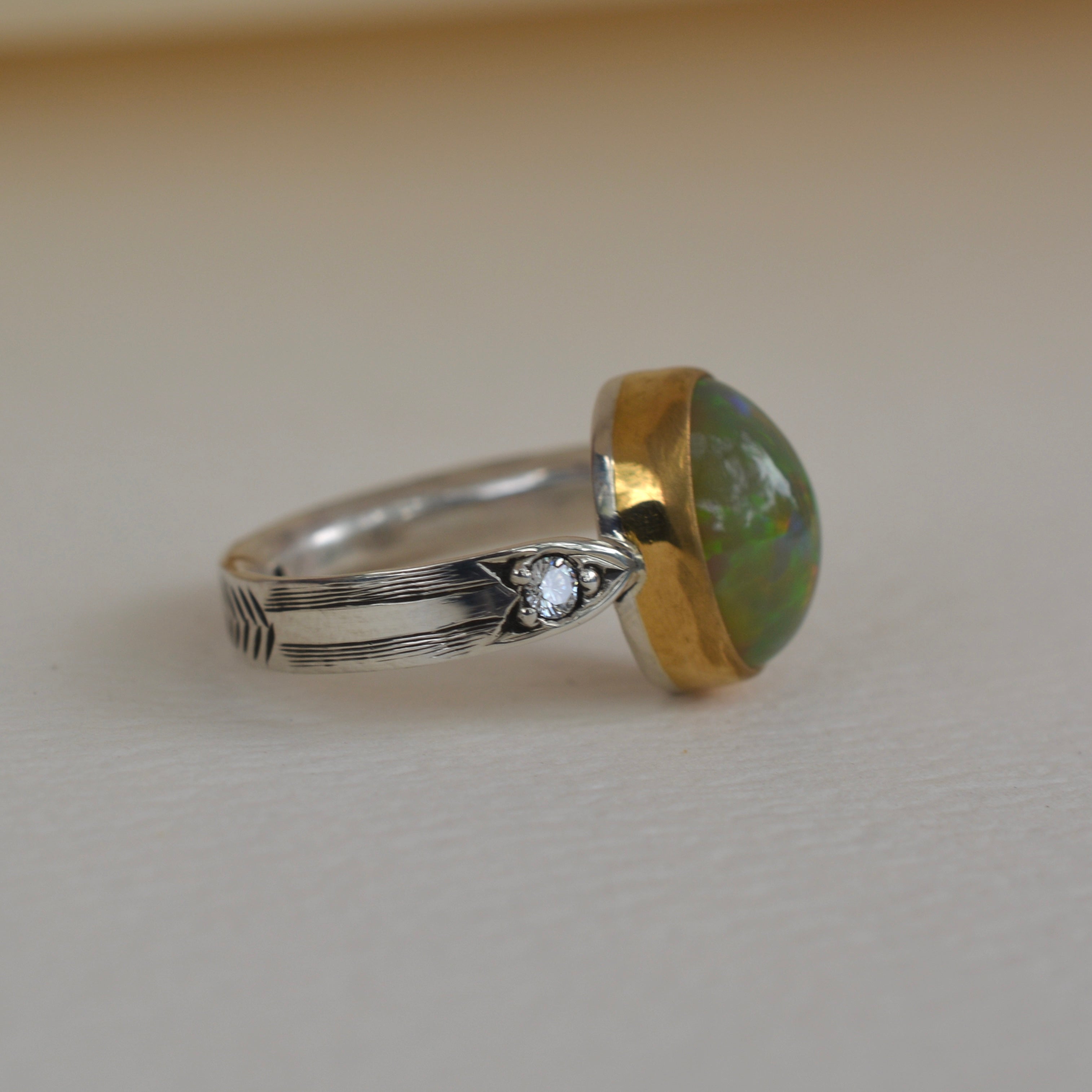 RING // ARROW // ETHIOPIAN OPAL