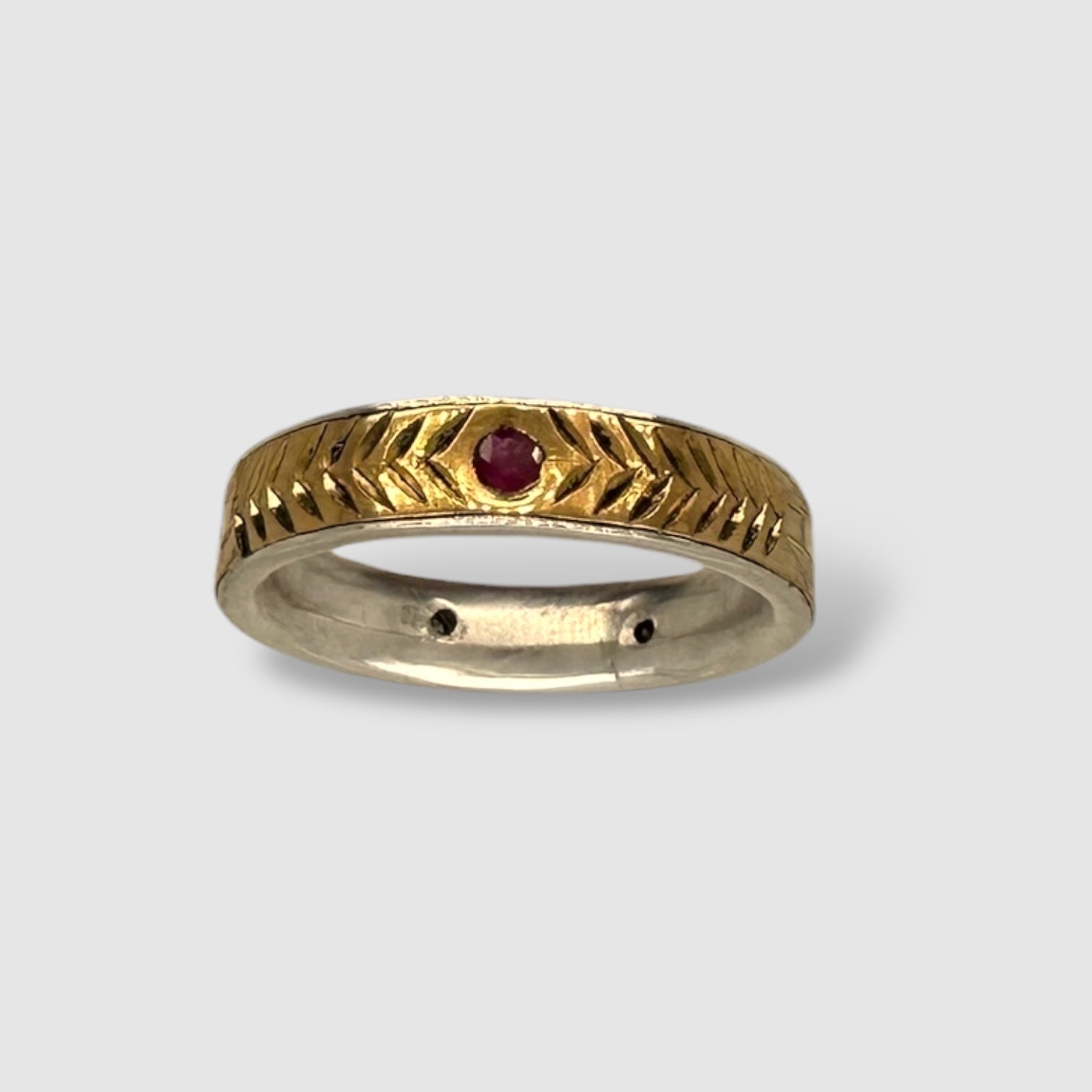 ARROW RING // GOLD & SILVER // DOUBLE ARROW RING