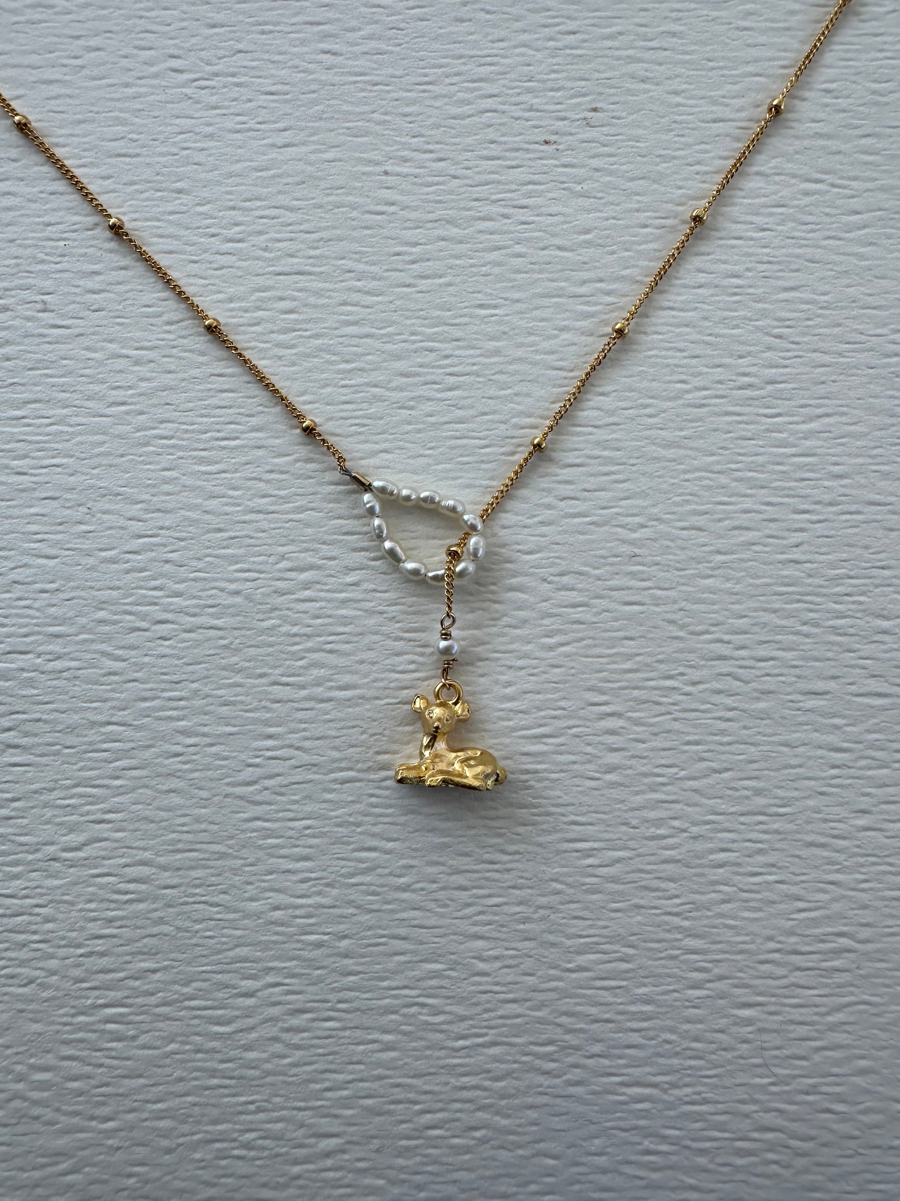 NECKLACE // LASSO // PEARL // DEER