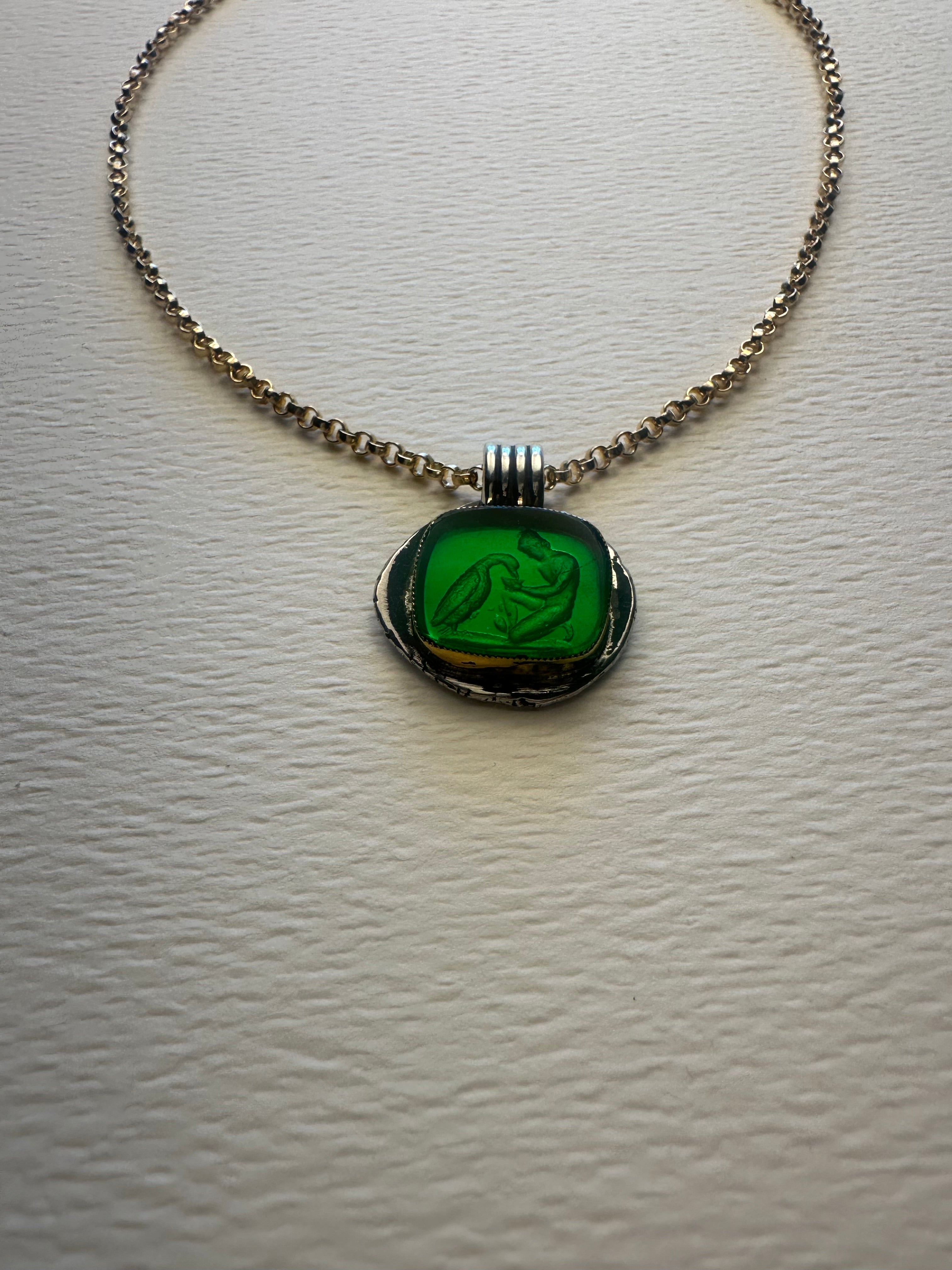 HEIRLOOM INTAGLIO // GREEN // GANYMEDE