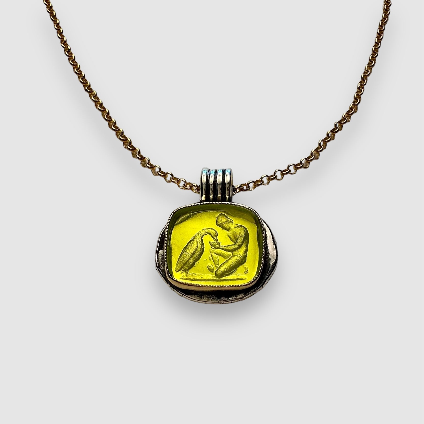 HEIRLOOM INTAGLIO // LIME GREEN // GANYMEDE