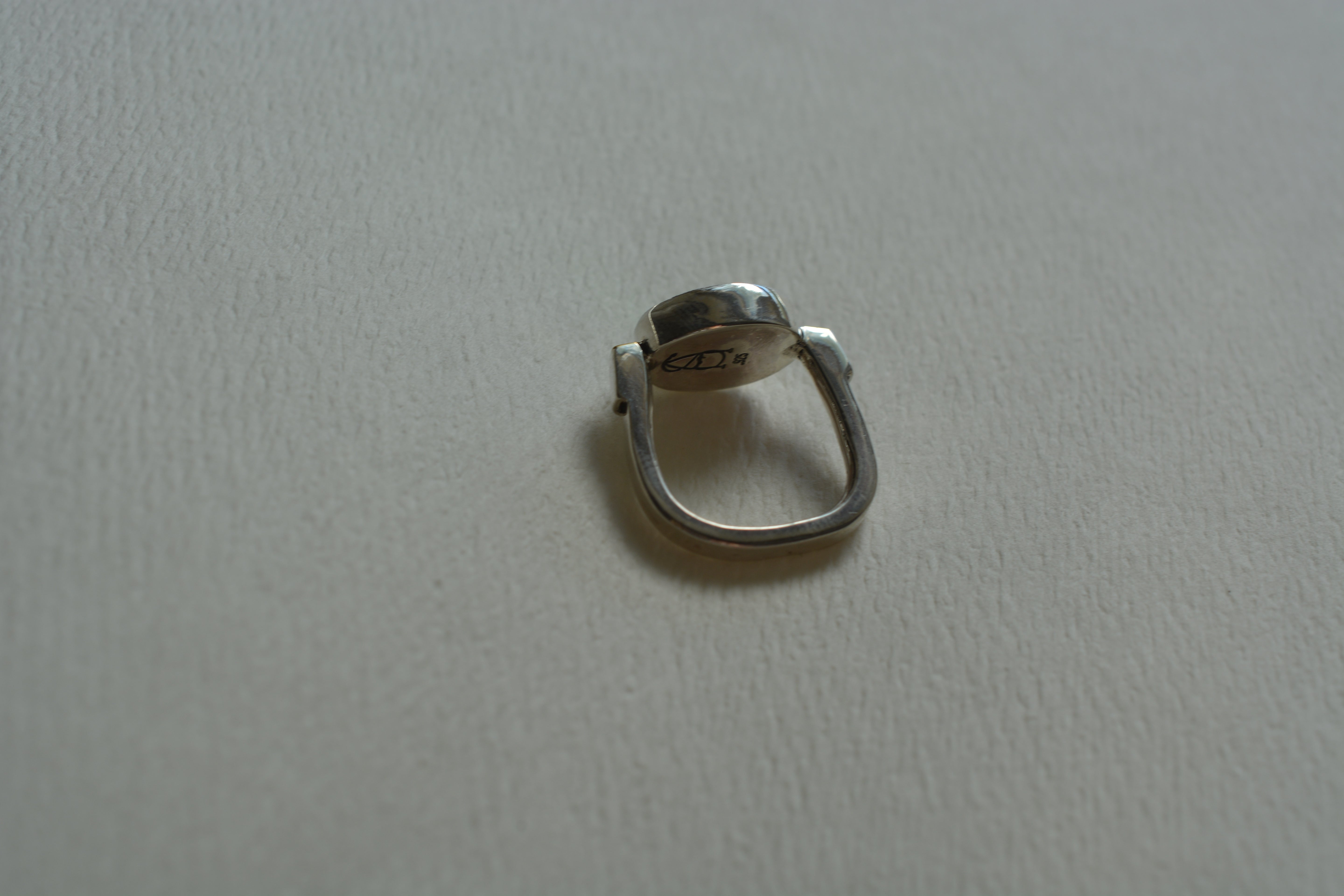 RING // SAGITTARIUS // GREEN INTAGLIO