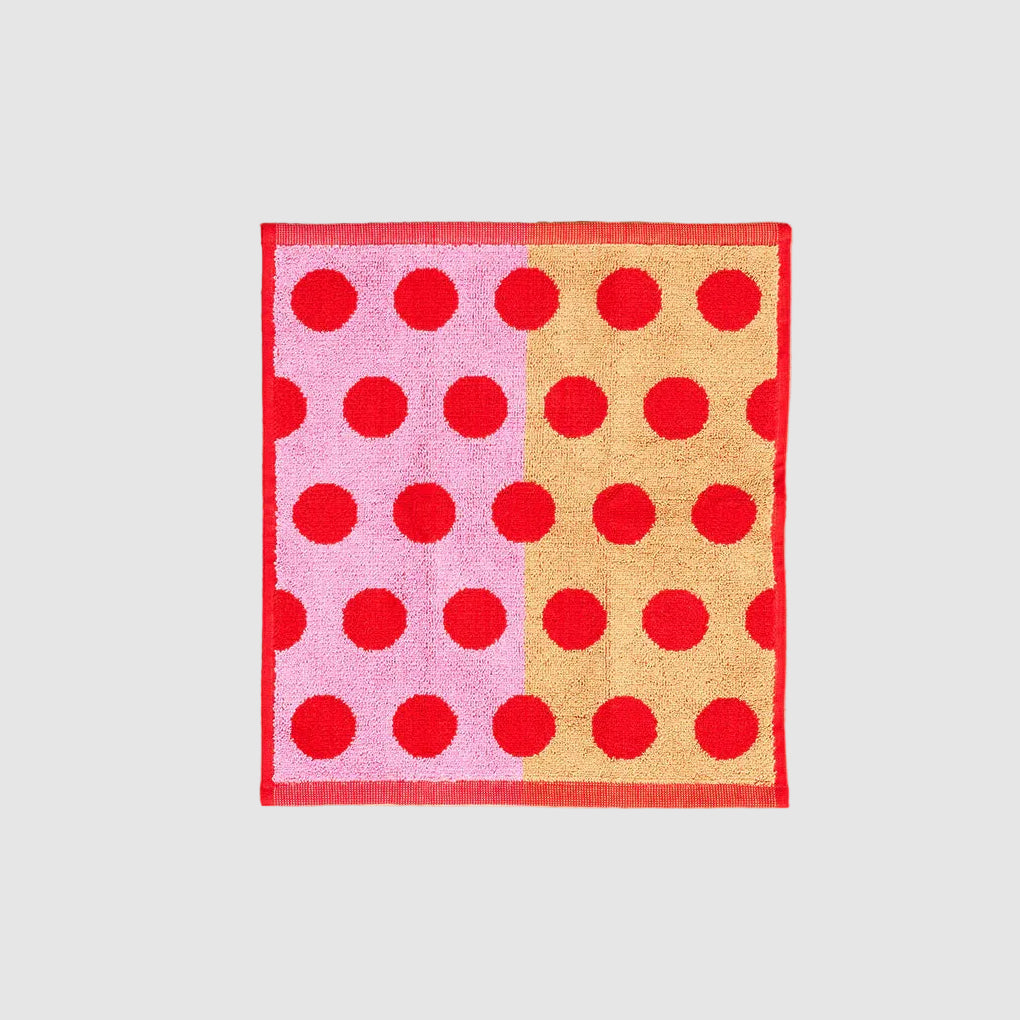 WASH CLOTH // RED DOT