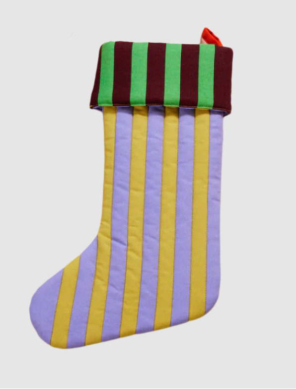 STRIPED HOLIDAY STOCKING