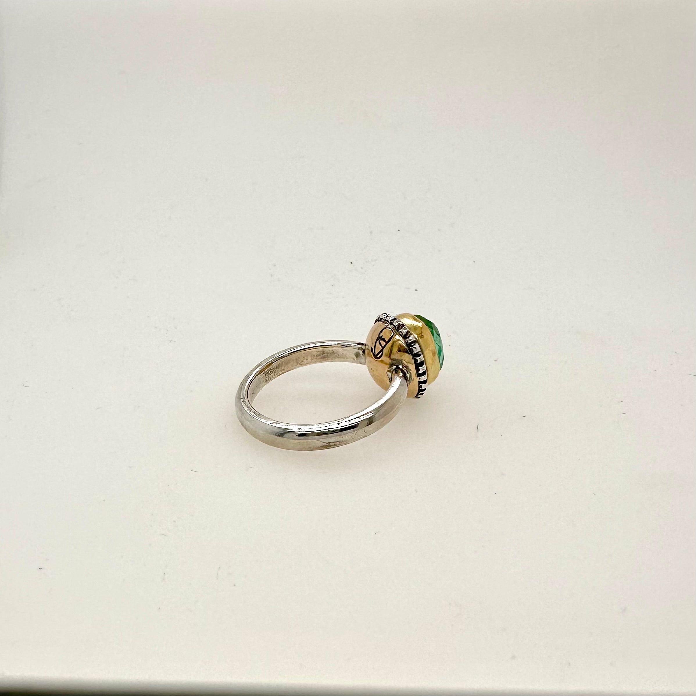 HEIRLOOM RING // ELIZABETH I // LIGHT GREEN TOURMALINE
