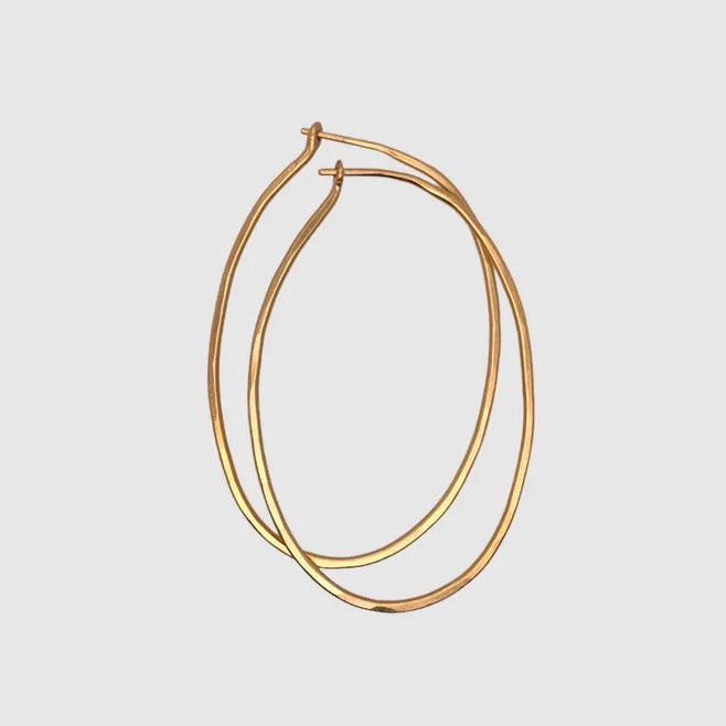 HOOPS // XL // OVAL // VERMEIL