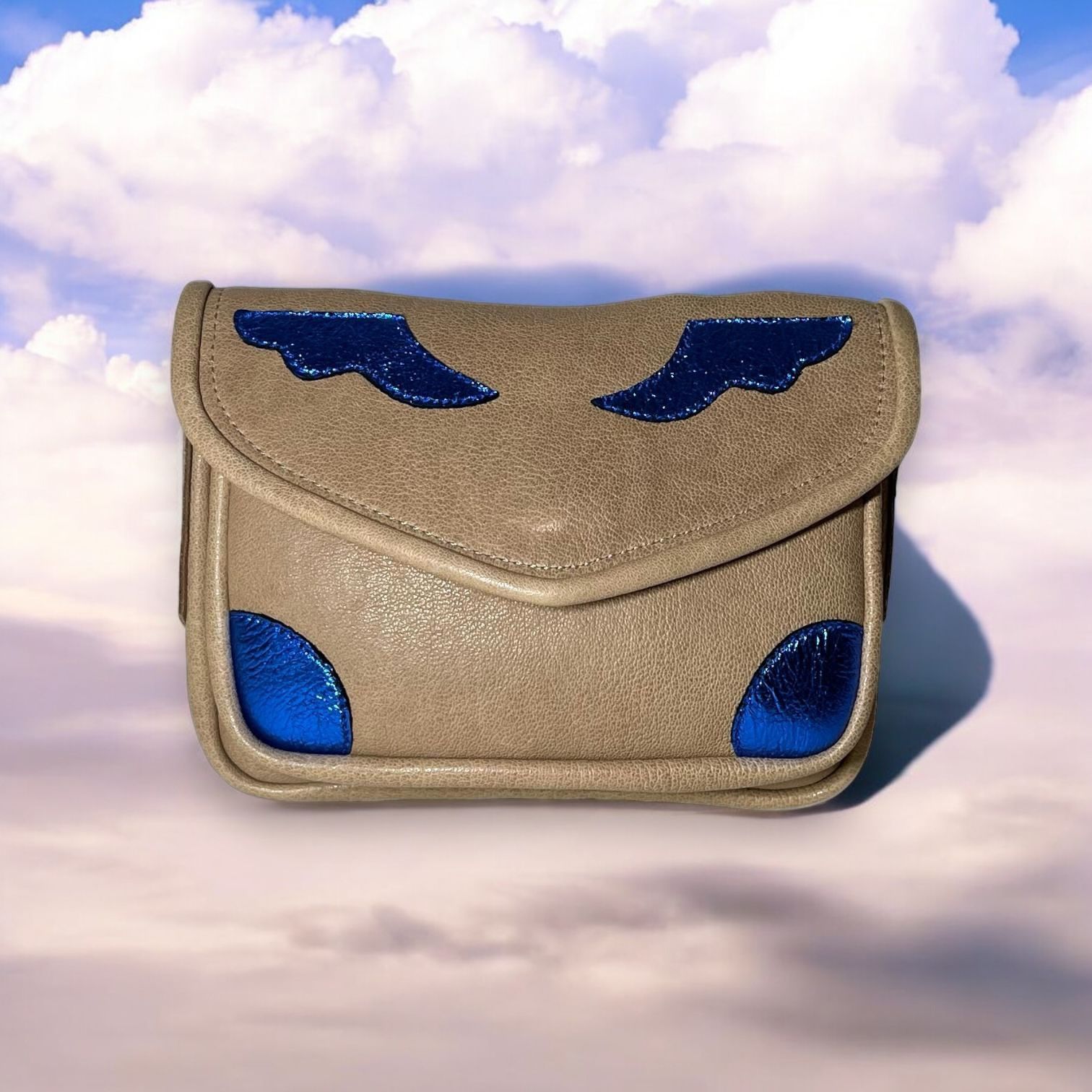 FLYING DREAMS BAG // SAND & ELECTRIC BLUE