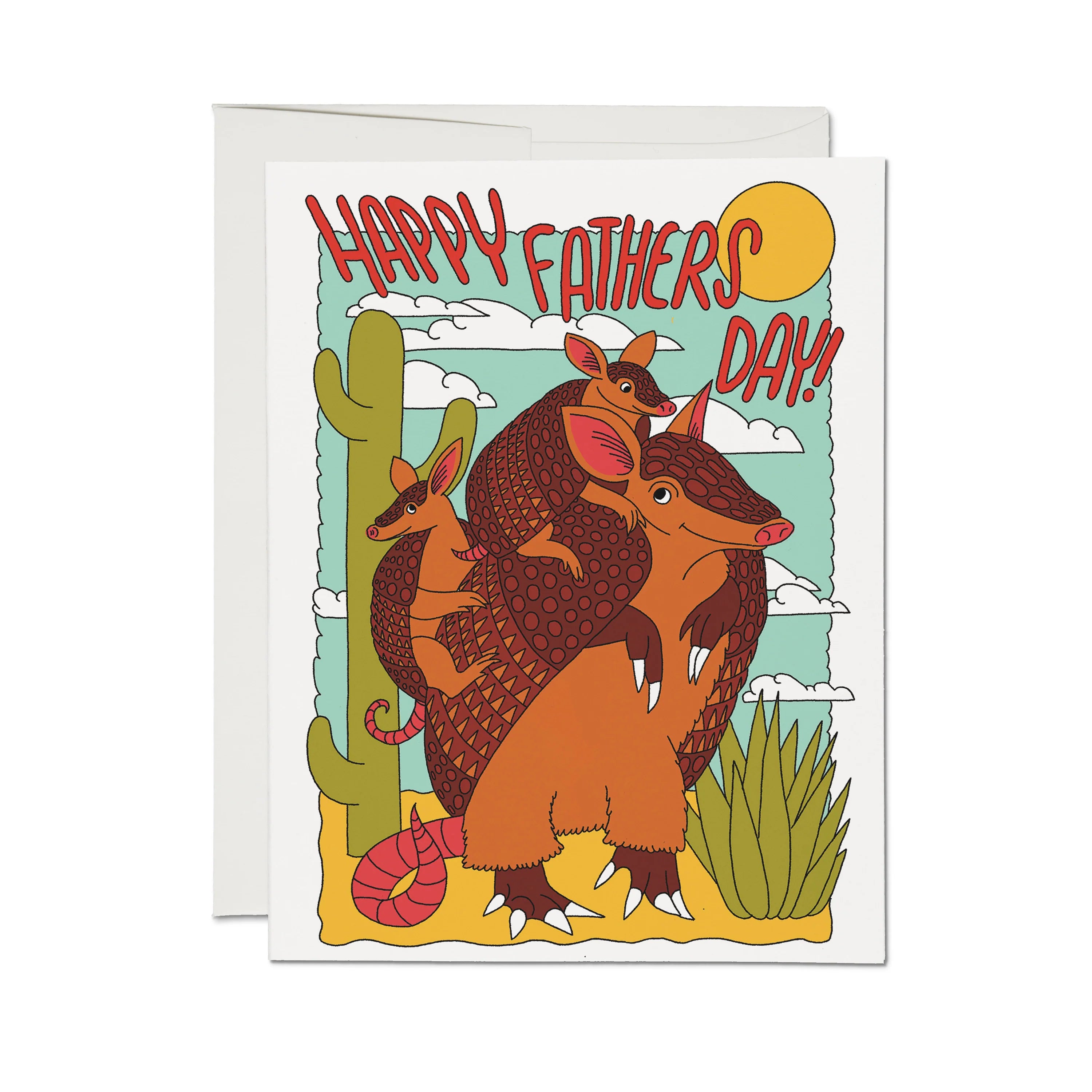 FATHERS DAY CARD // ARMADILLO