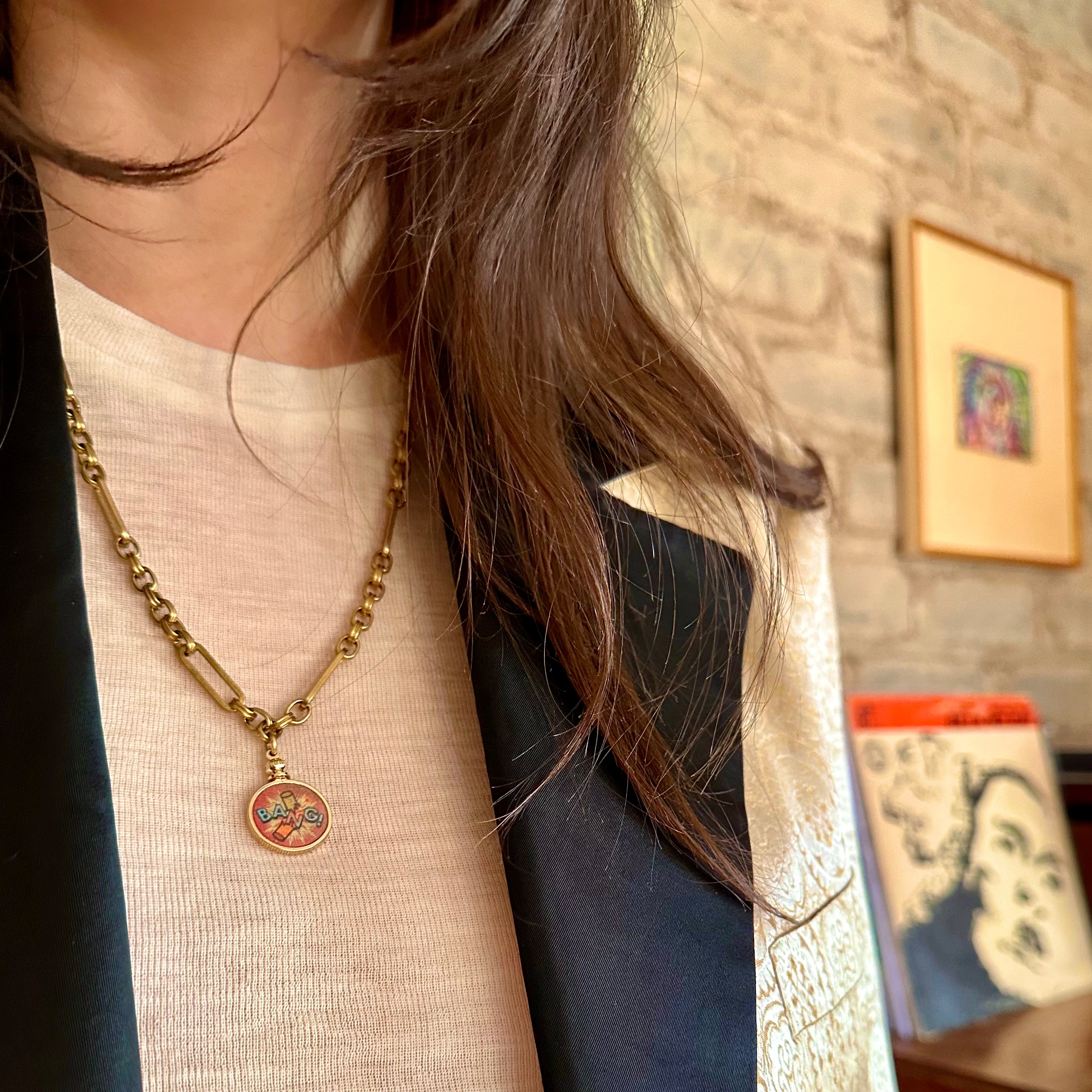 NECKLACE // BRASS // BANG BANG