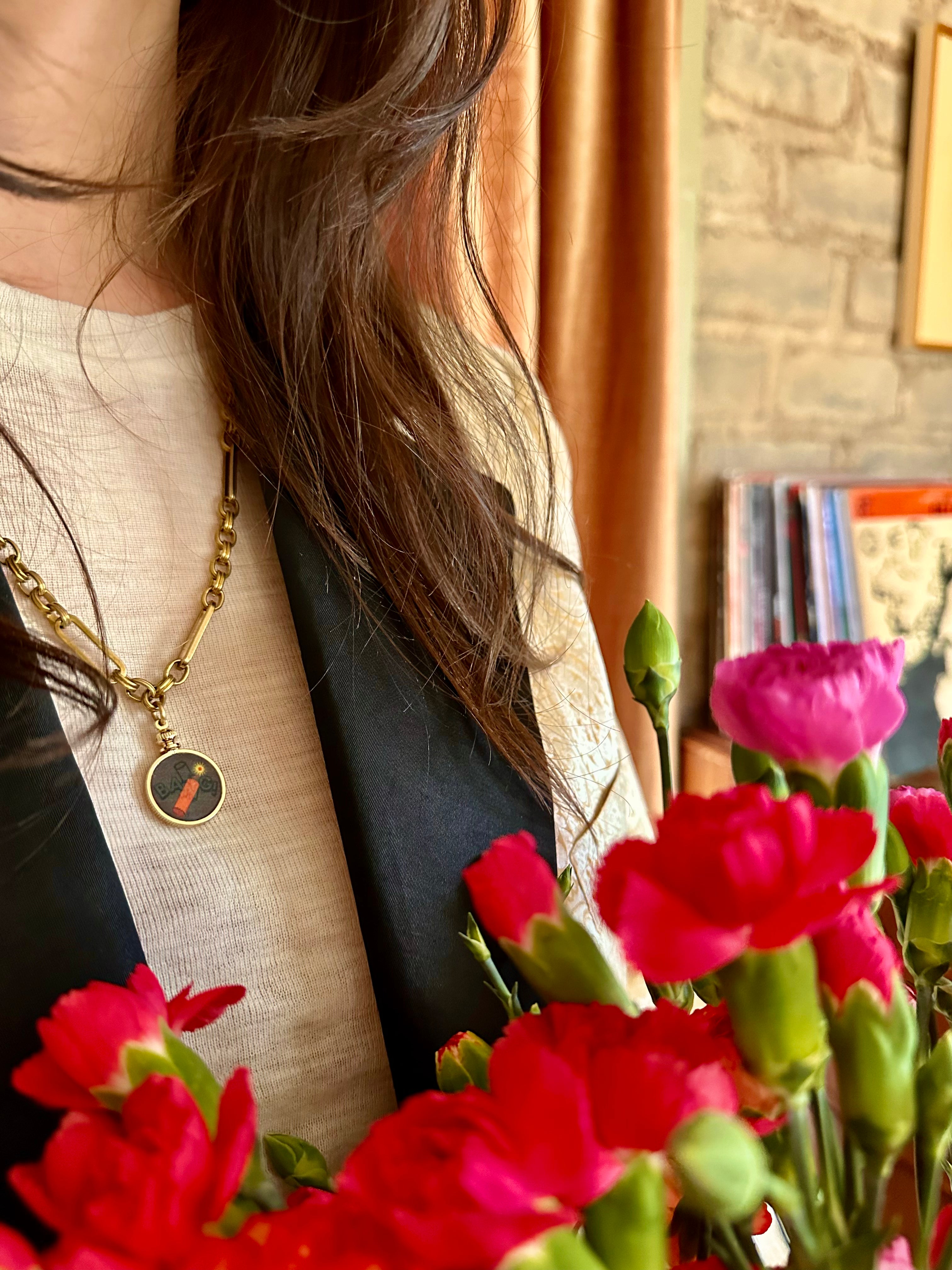 NECKLACE // BRASS // BANG BANG