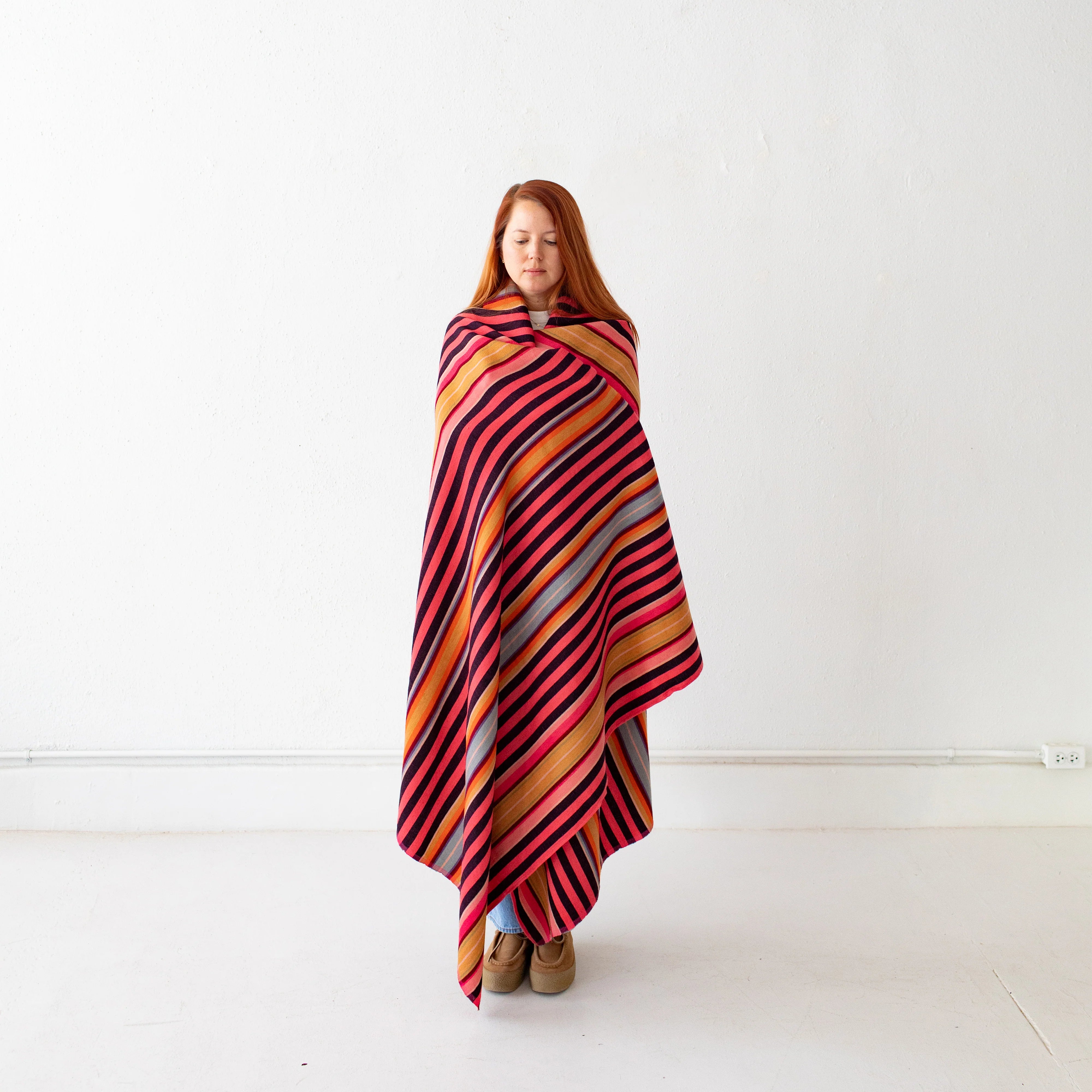 KHADI DESERT BLANKET // PURPLE
