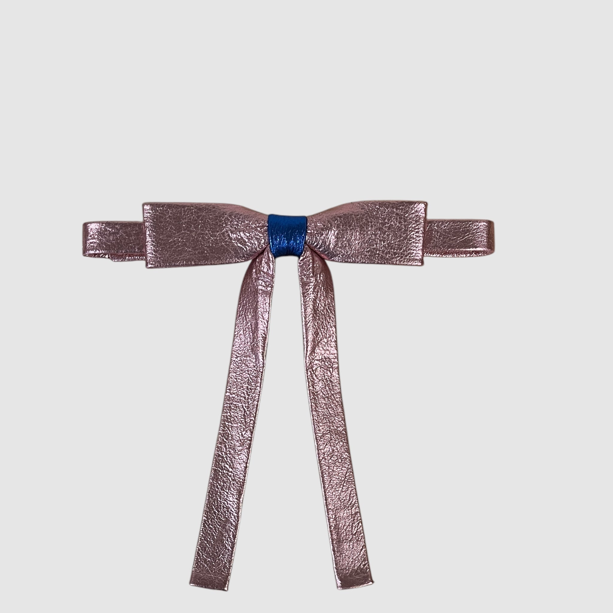 WILDER NECK BOW // COTTON CANDY PINK + ELECTRIC BLUE