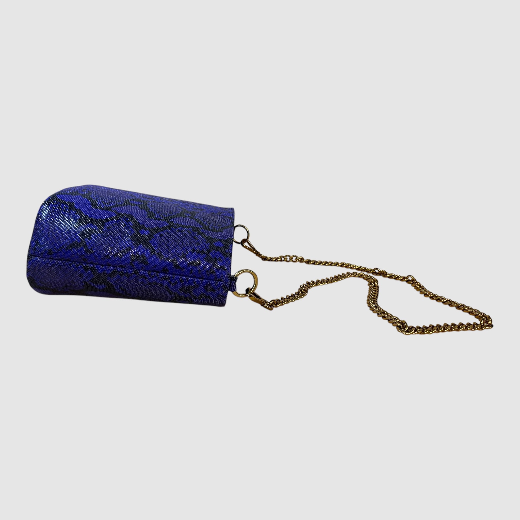 BUCKET BAG // VIOLET // SMALL CURB CHAIN
