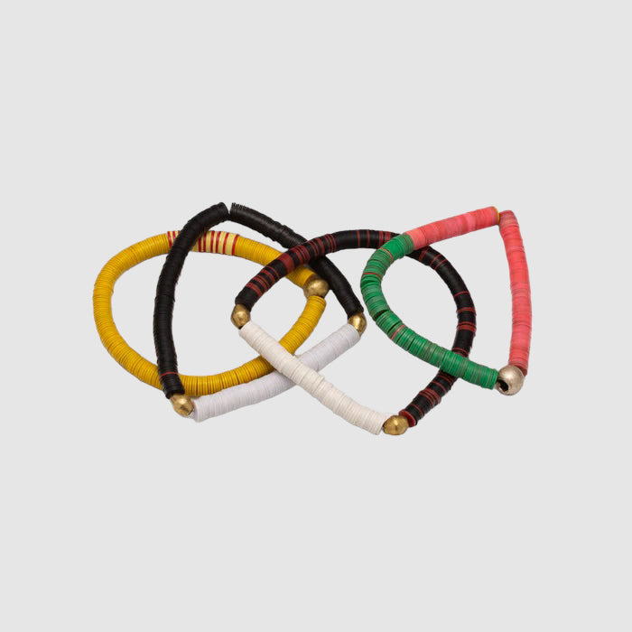 AFRICAN WILDS // VINYL BRACELET // MEDIO