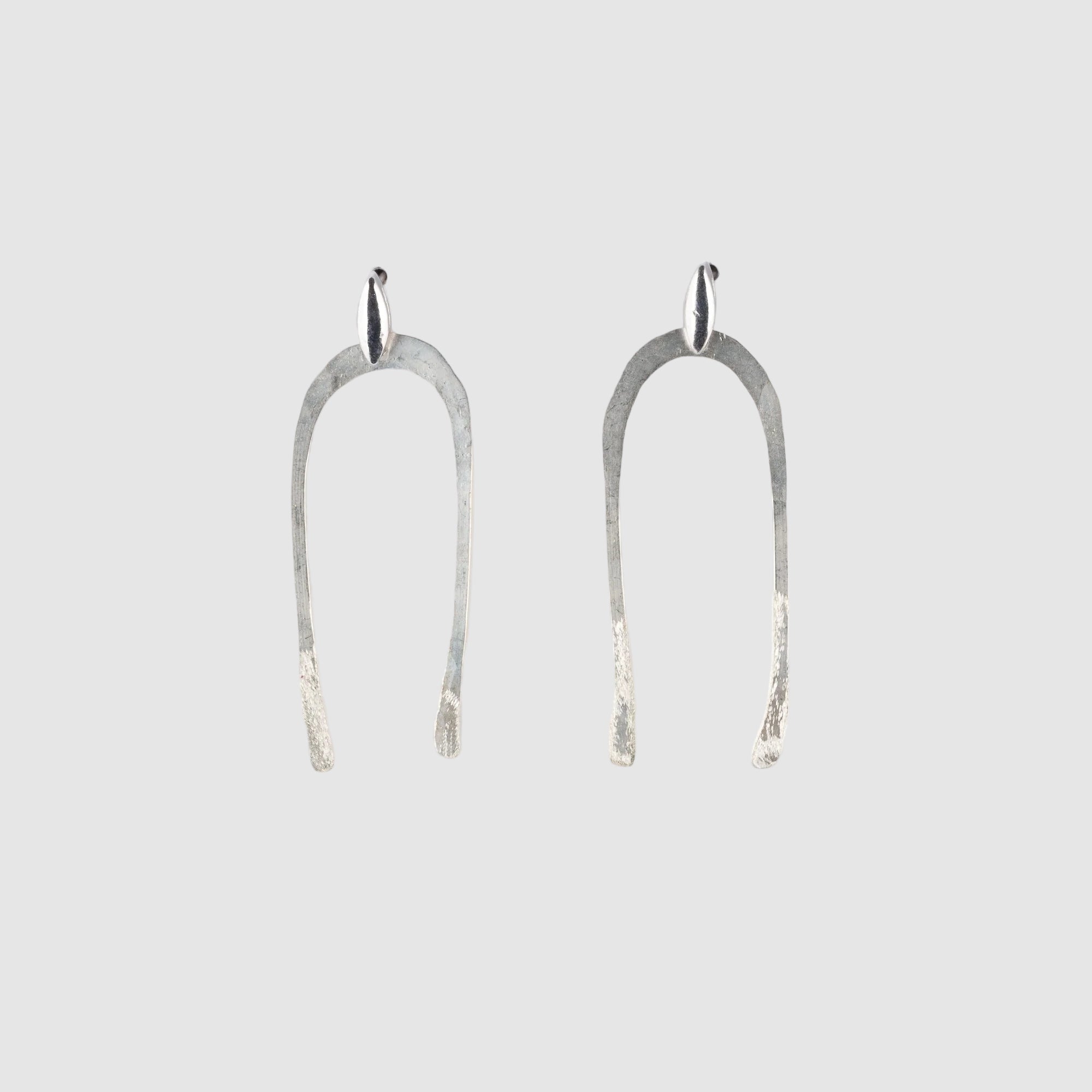 ARCO STERLING SILVER POST EARRINGS // MEDIUM