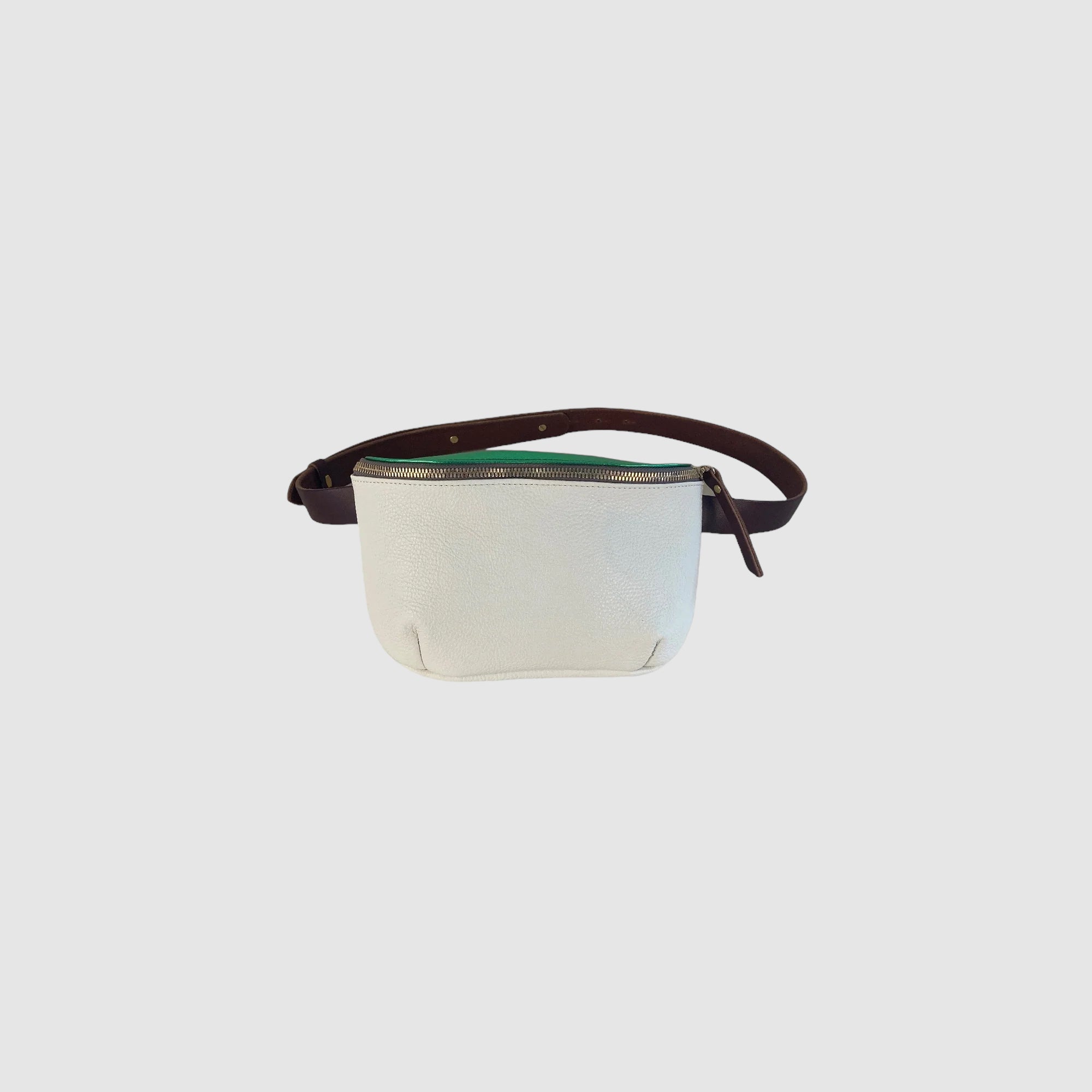 TUCKER BELT BAG // WHITE EMERALD