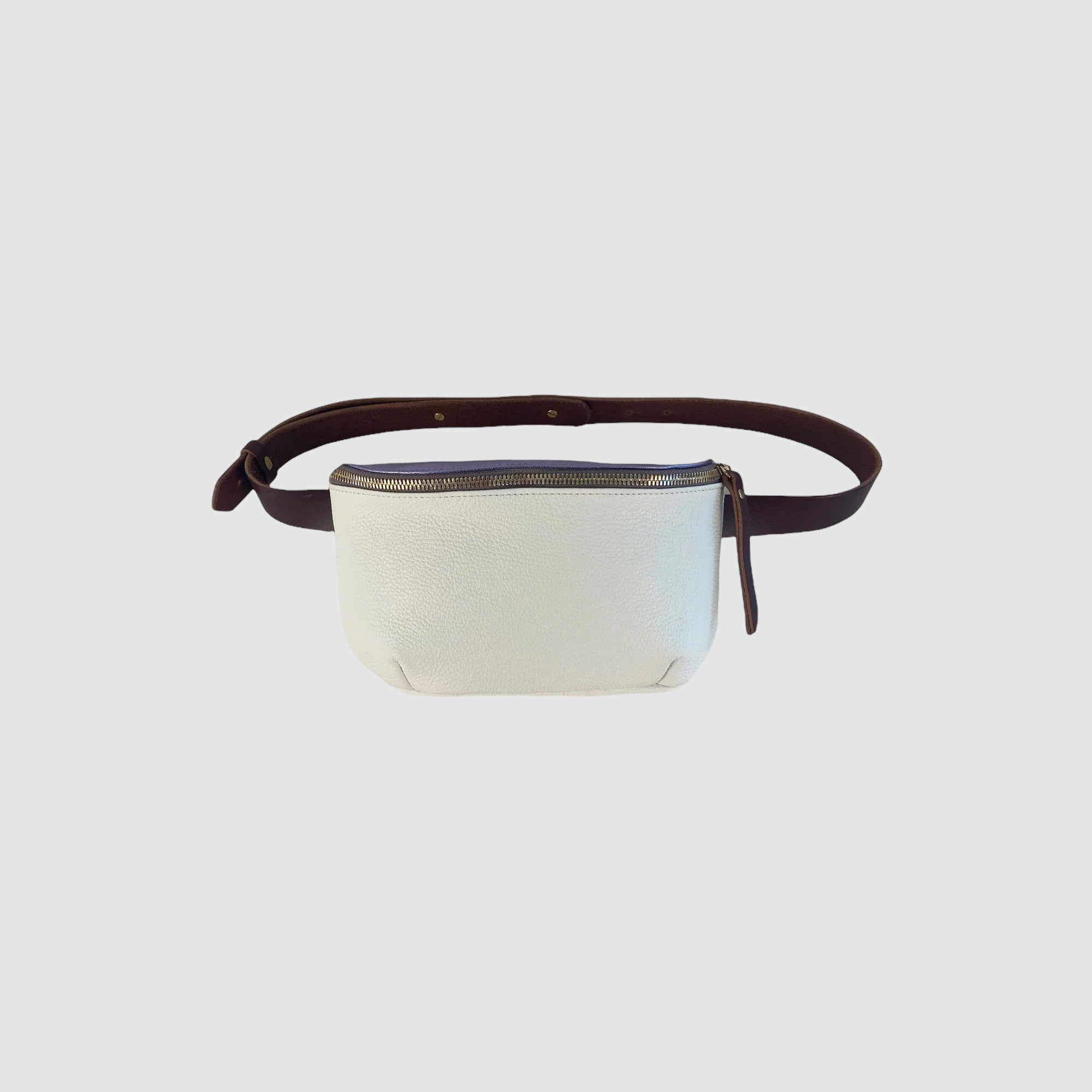 TUCKER BELT BAG // WHITE LILAC