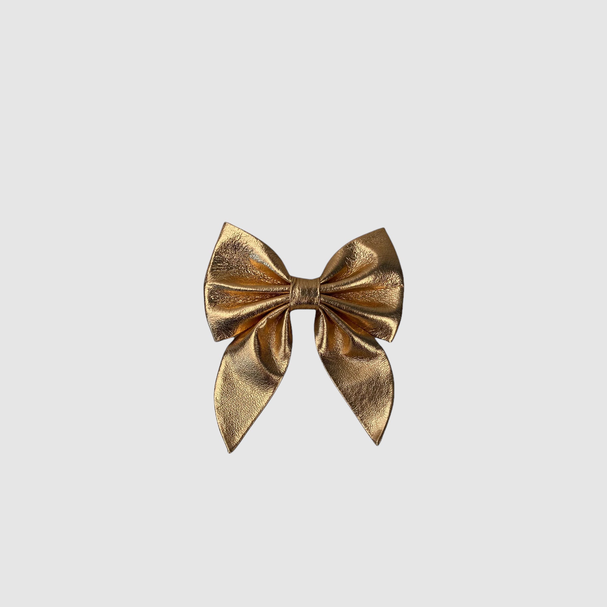 WINGED NECK BOW // ROSE GOLD