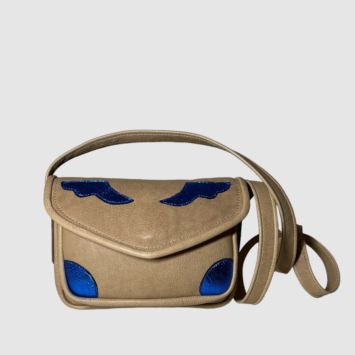 FLYING DREAMS BAG // SAND & ELECTRIC BLUE