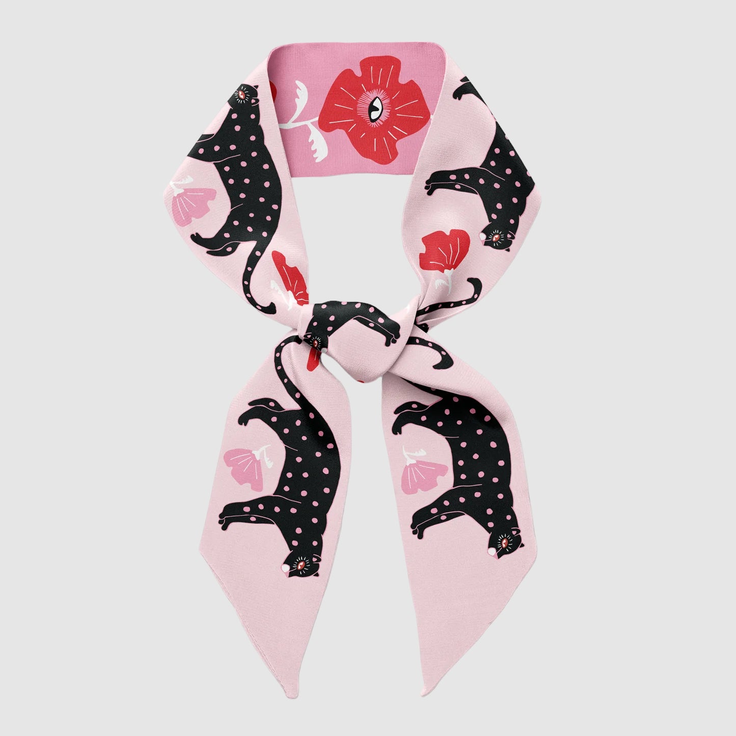 CENTINELLE TWILLY SCARF // POPPY AND POLKA CAT