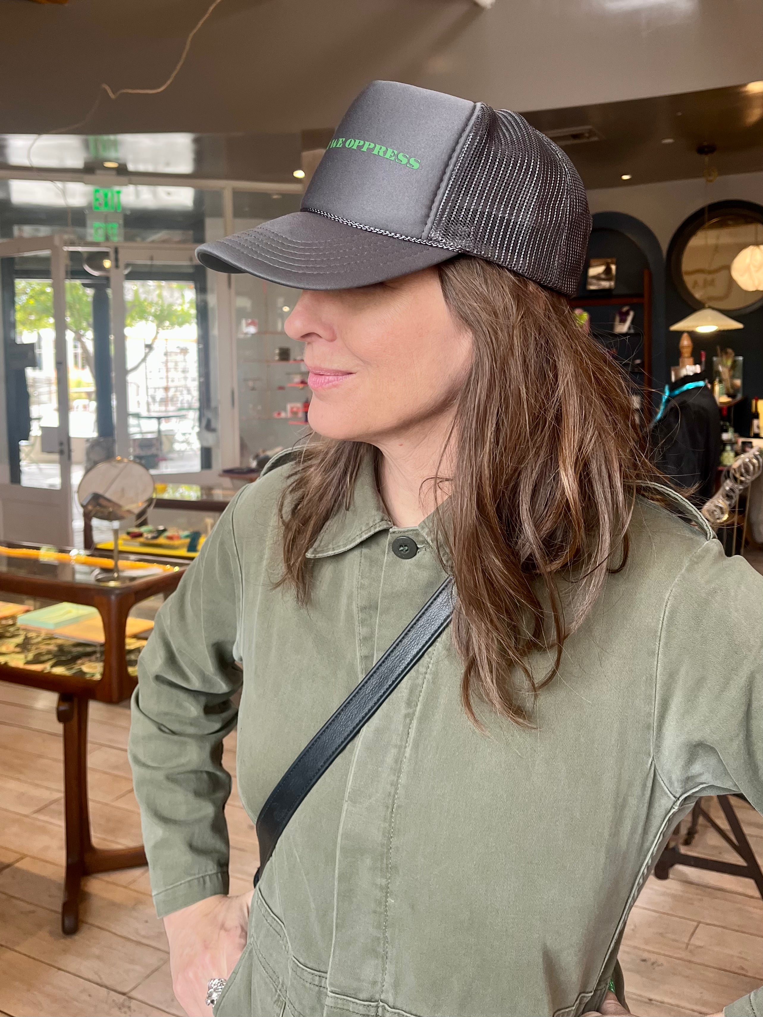 TRUCKER HAT // IN FEAR WE OPPRESS