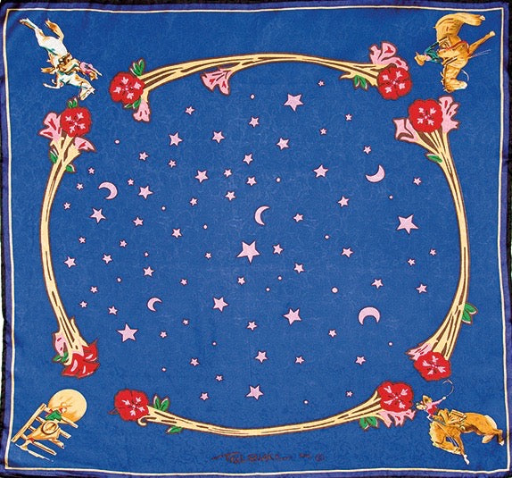 RODEO SCARVES // BLUE