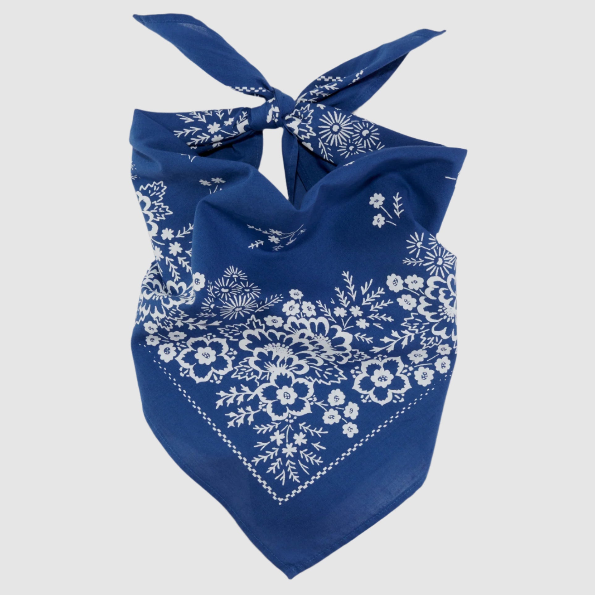 COTTON FIELD BANDANA // AZURE BLUE
