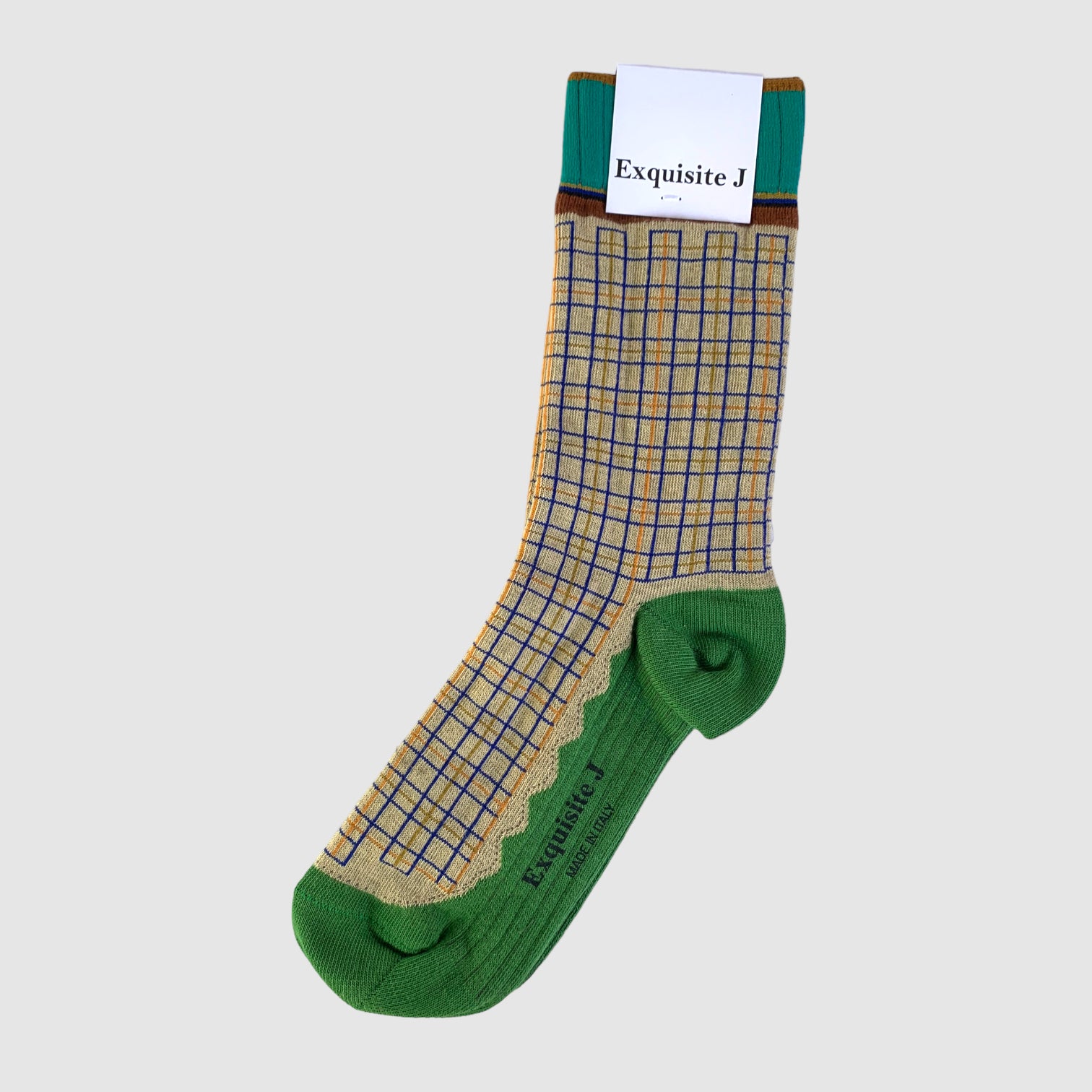 EXQUISITE J SOCKS // GRAPH NERD // GREEN + RED