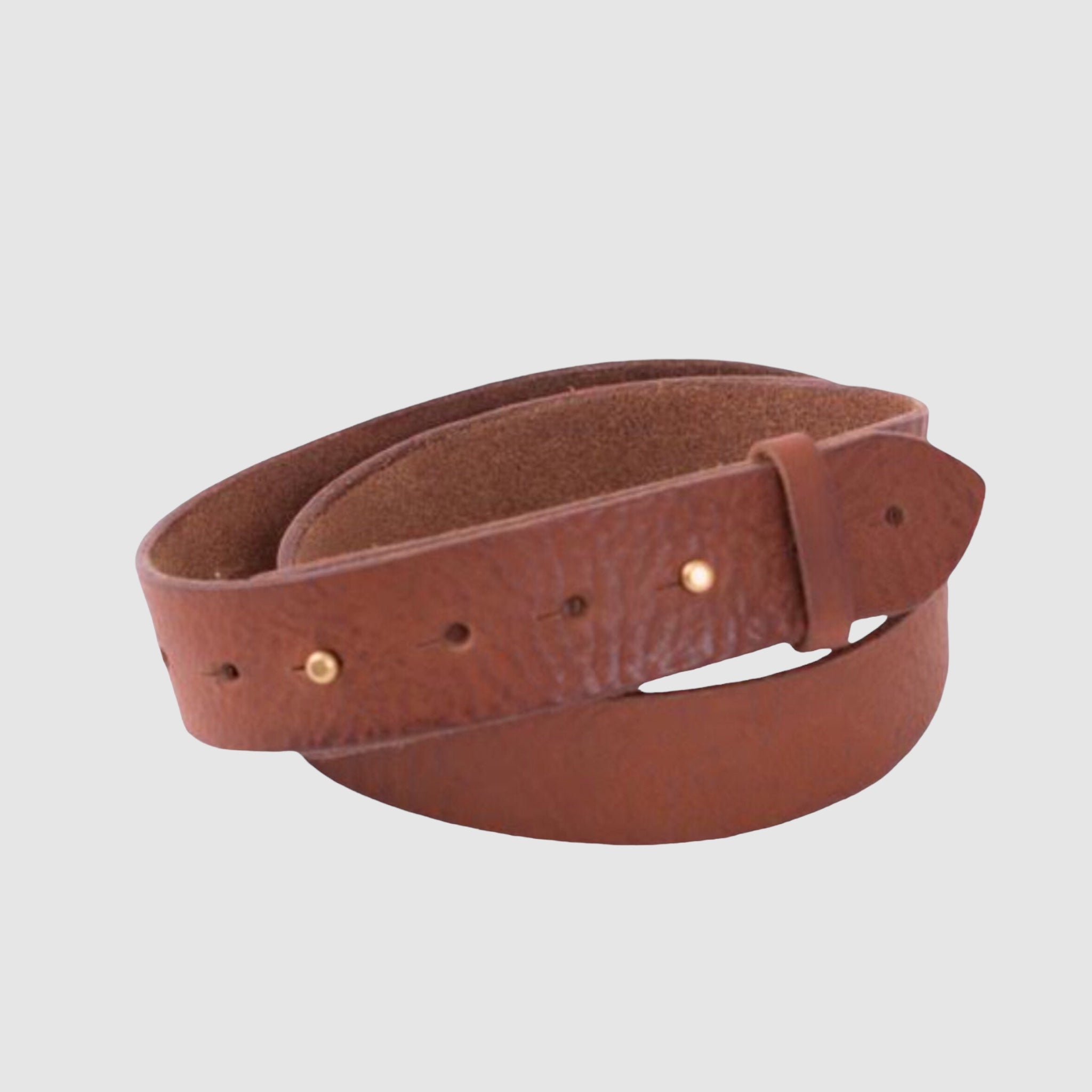 STUD BELT // WIDE BROWN