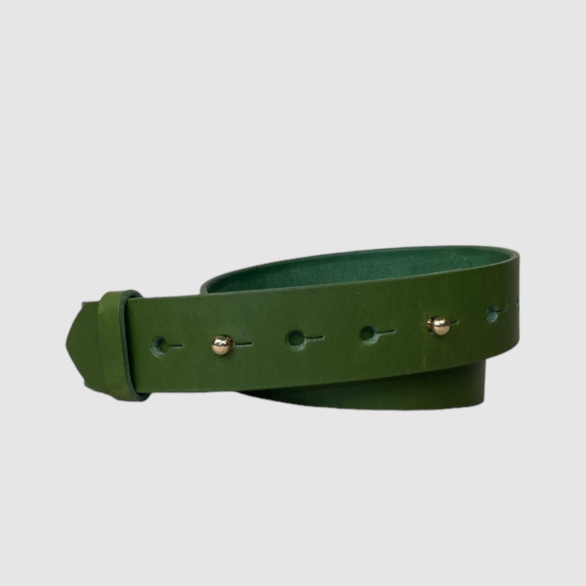 STUD BELT // WIDE GREEN