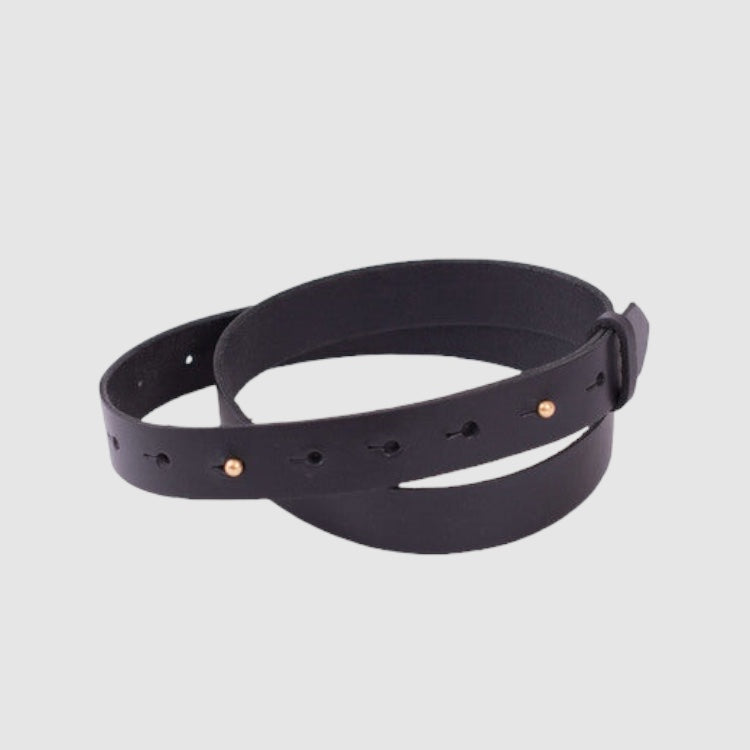 STUD BELT // NARROW BLACK