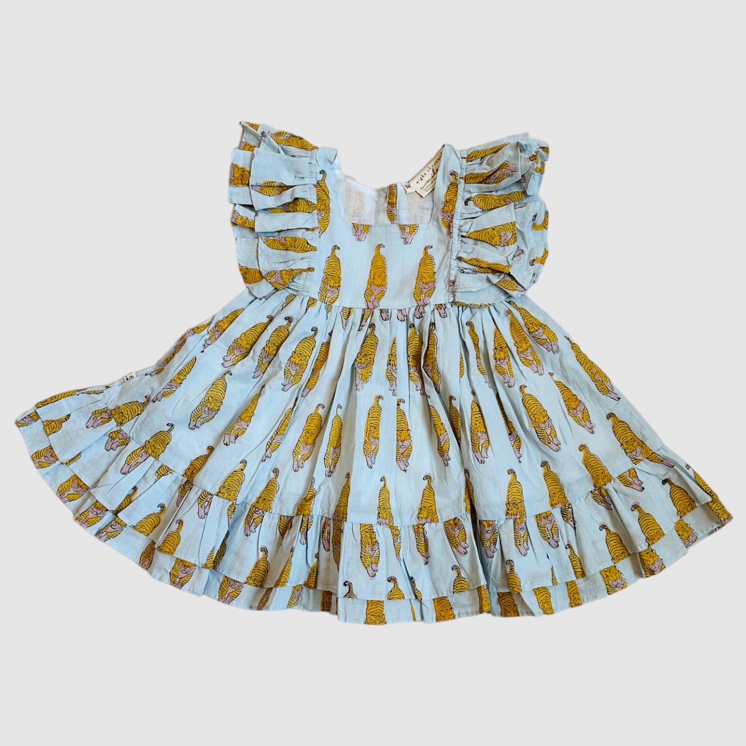8000 MILES // BABY TIGER // FRILL SLEEVE DRESS