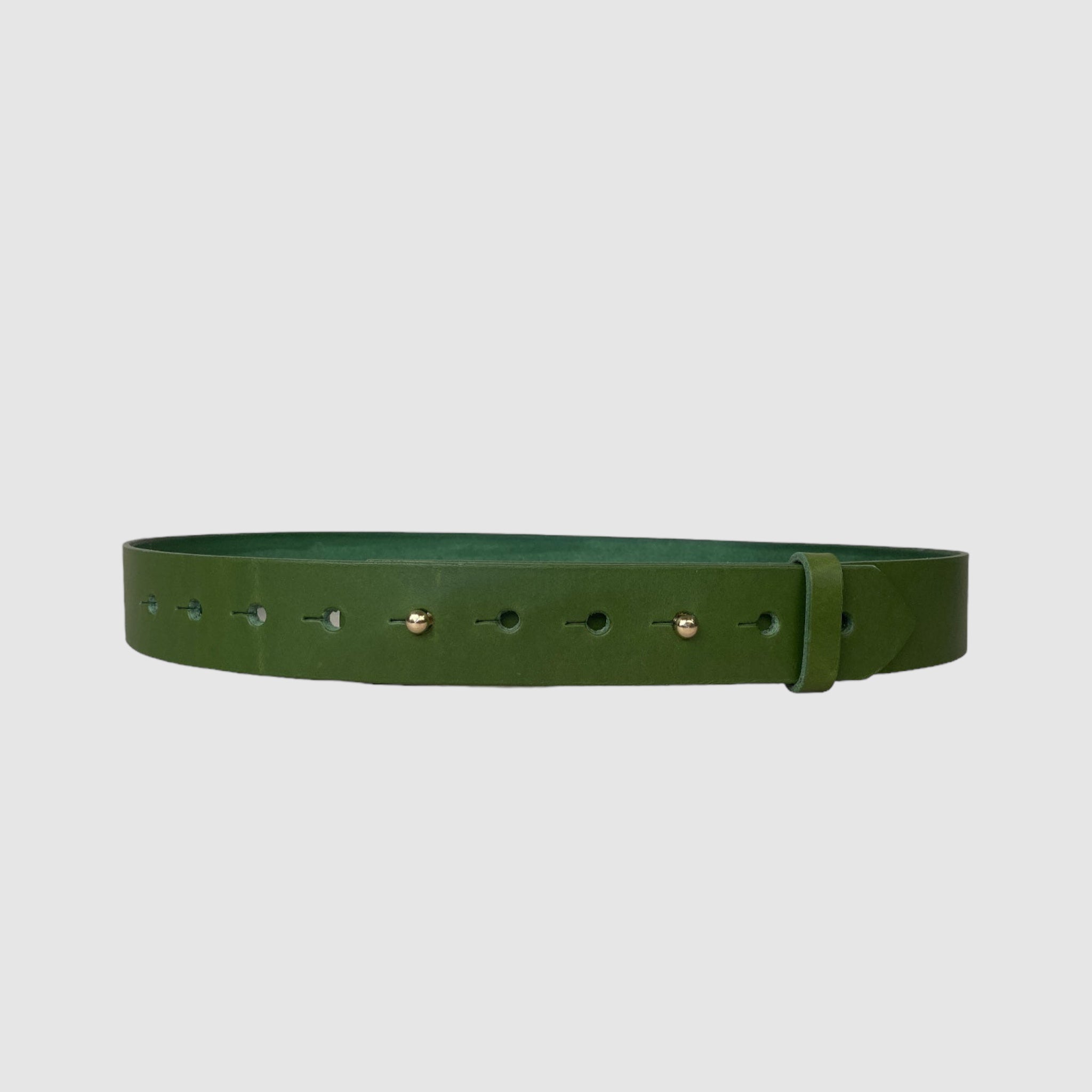 STUD BELT // WIDE GREEN