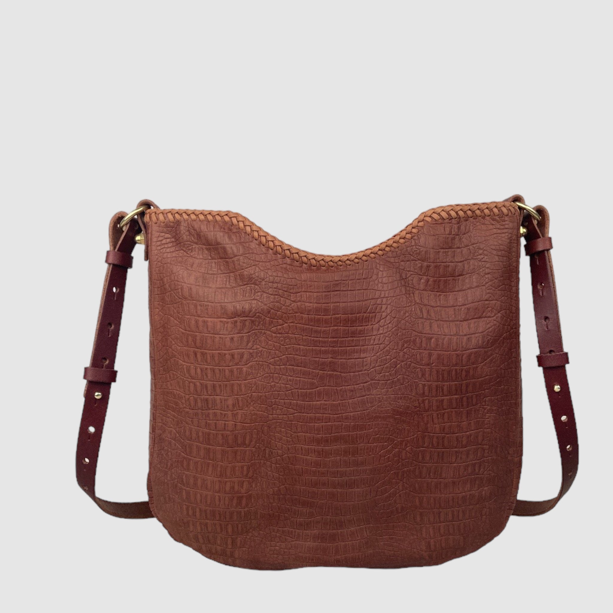 OUTSIDER CROSSBODY // HORNBACK // DUSTY BROWN