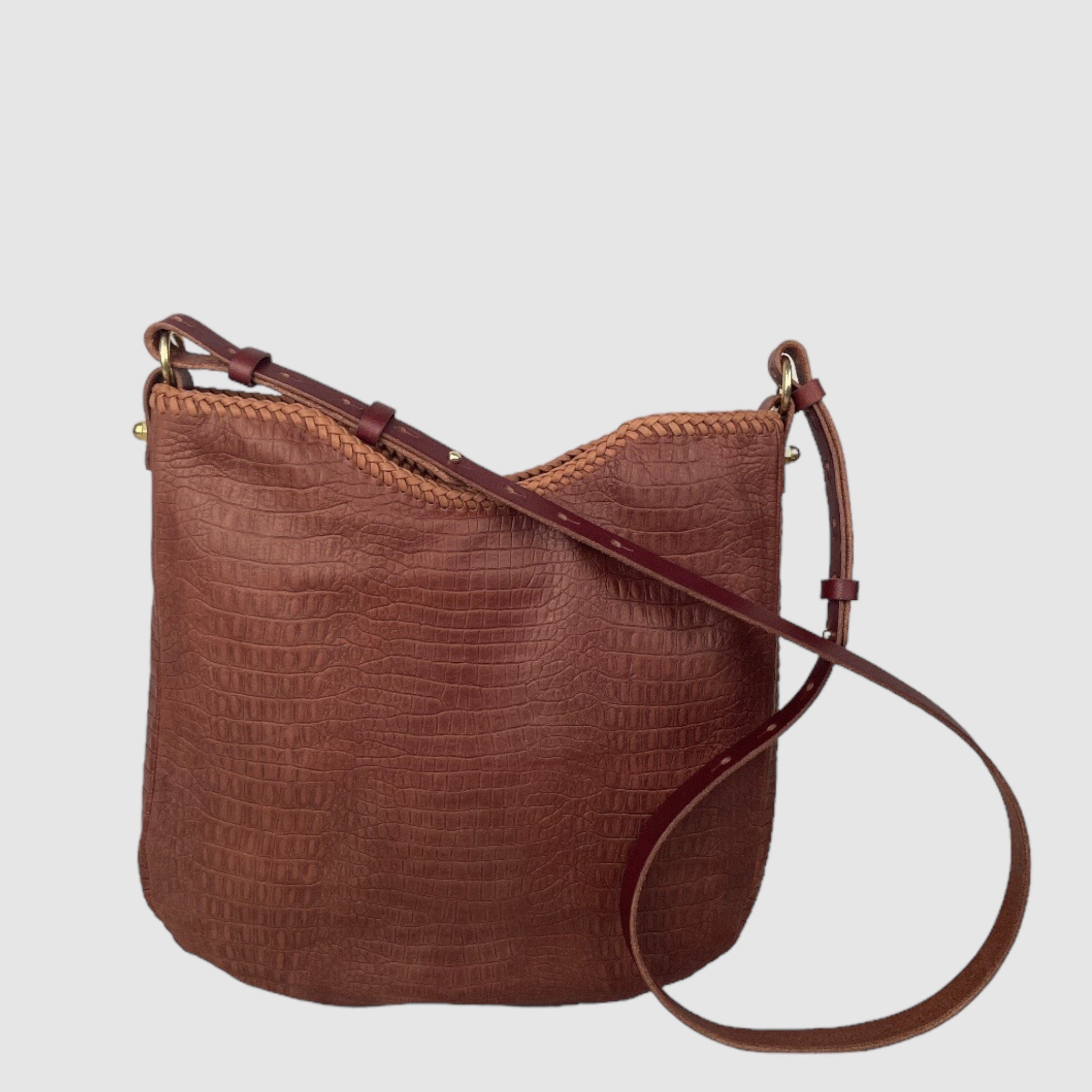 OUTSIDER CROSSBODY // HORNBACK // DUSTY BROWN